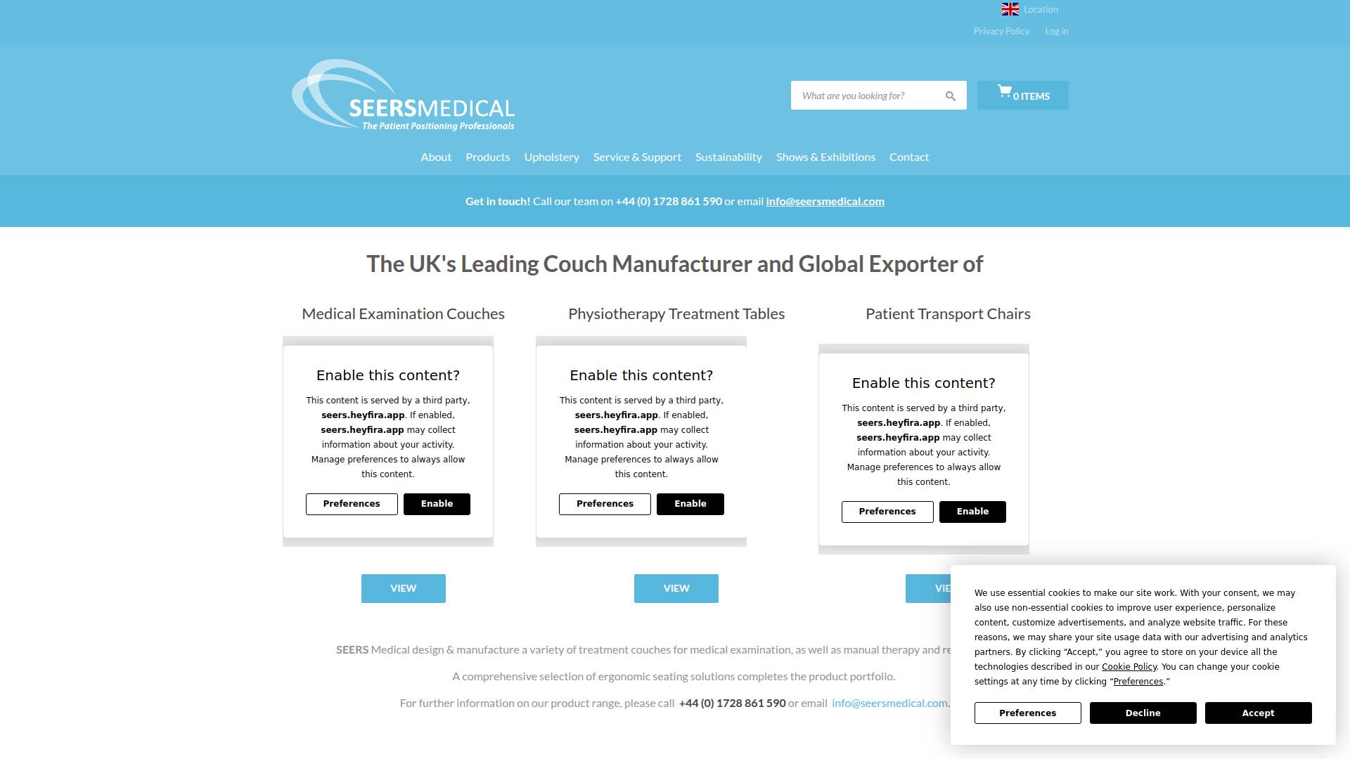 Seers Medical Website