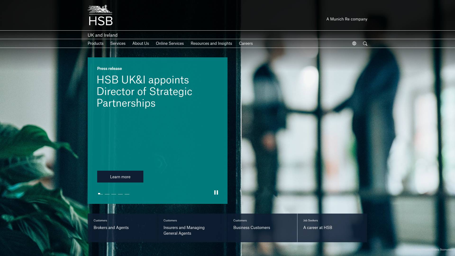 HSB Engineering Insurance Limited Website