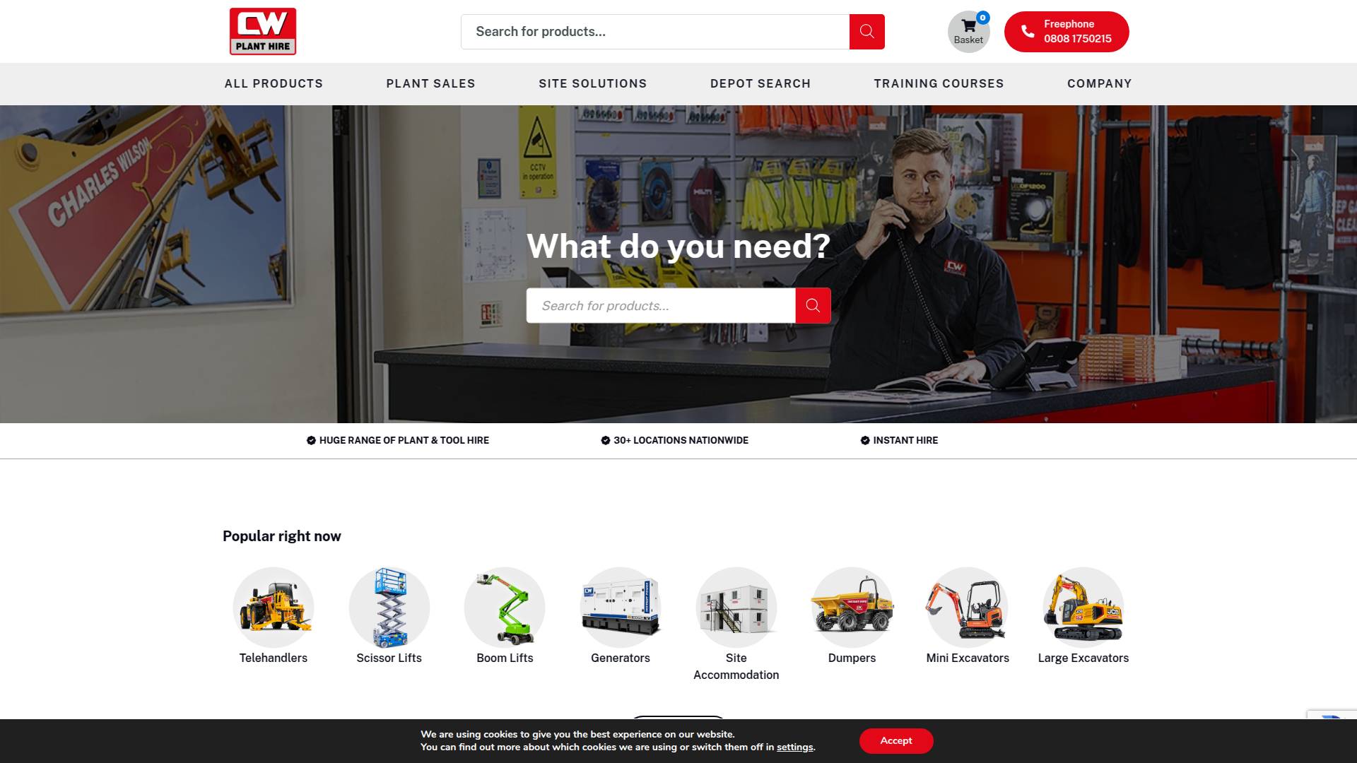 Charles Wilson Engineers Ltd Website