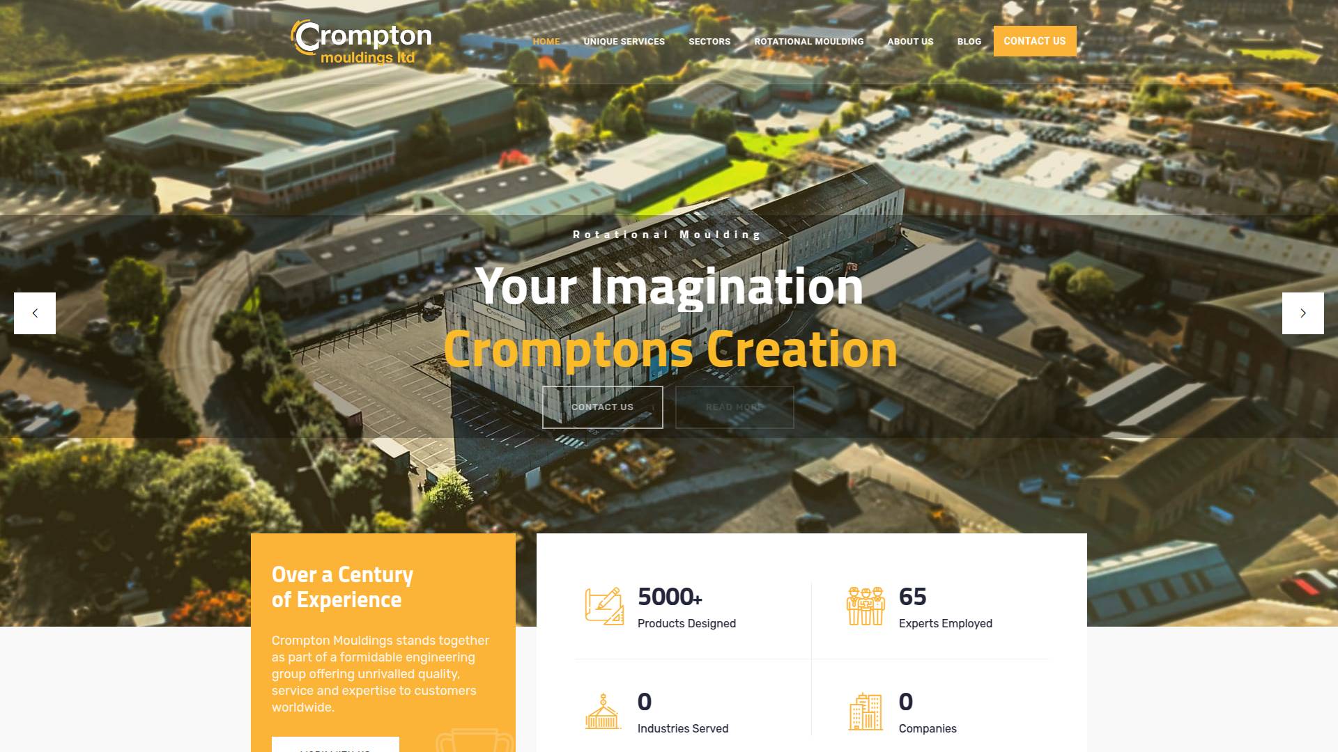 Crompton Mouldings Ltd Website