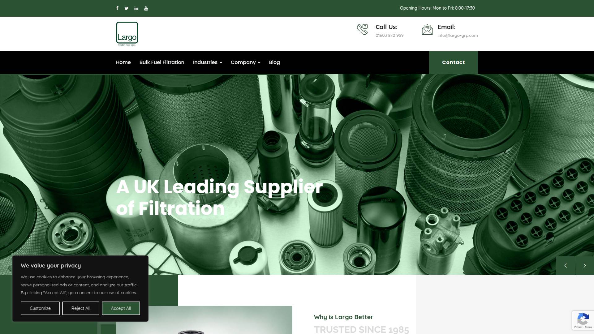 Largo Plant Services Website