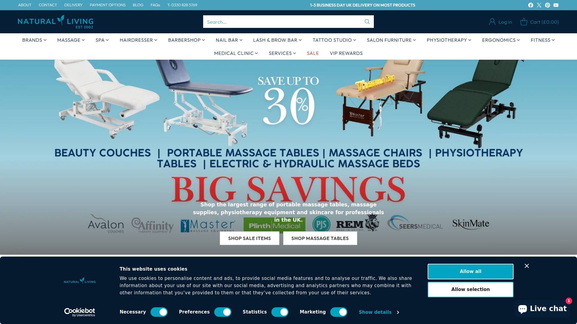 Natural Living  Website