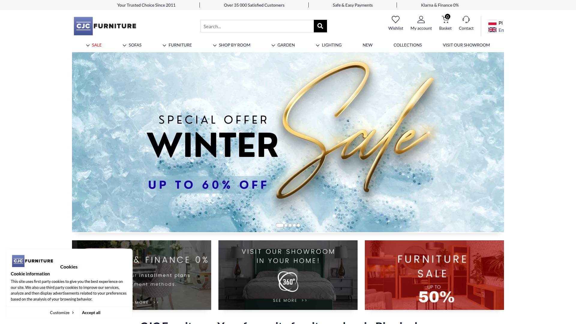 CJC Furniture Ltd Website