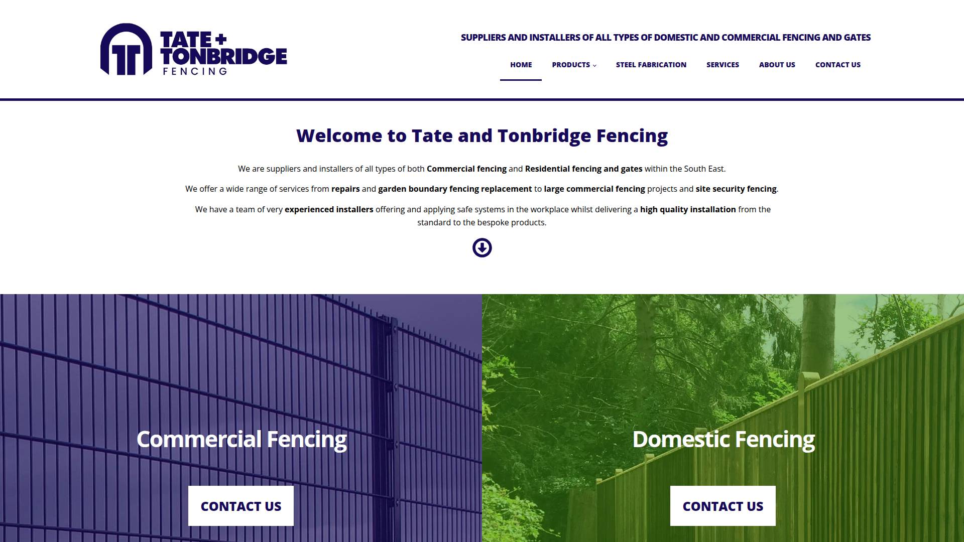 Tonbridge Fencing Ltd Website