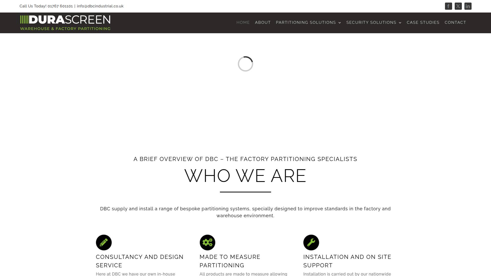 DBC Industrial Website