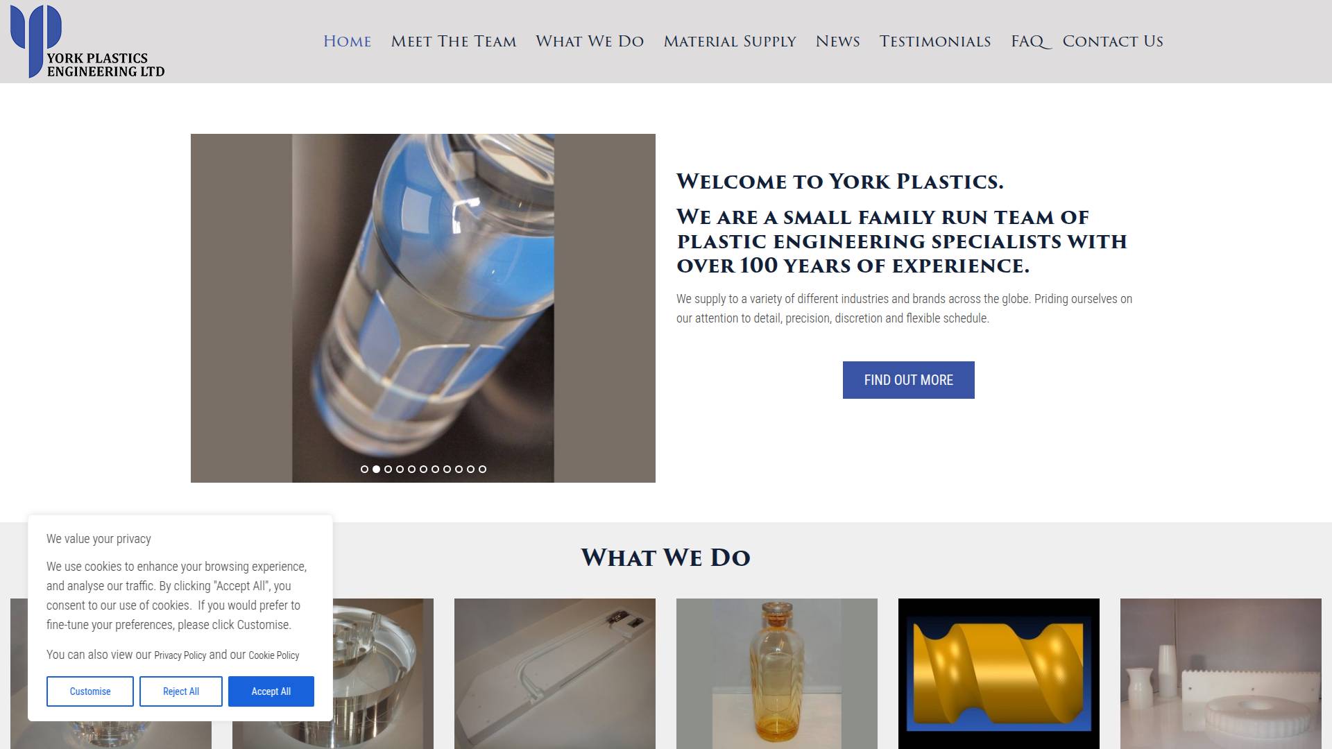 York Plastics Engineering Website