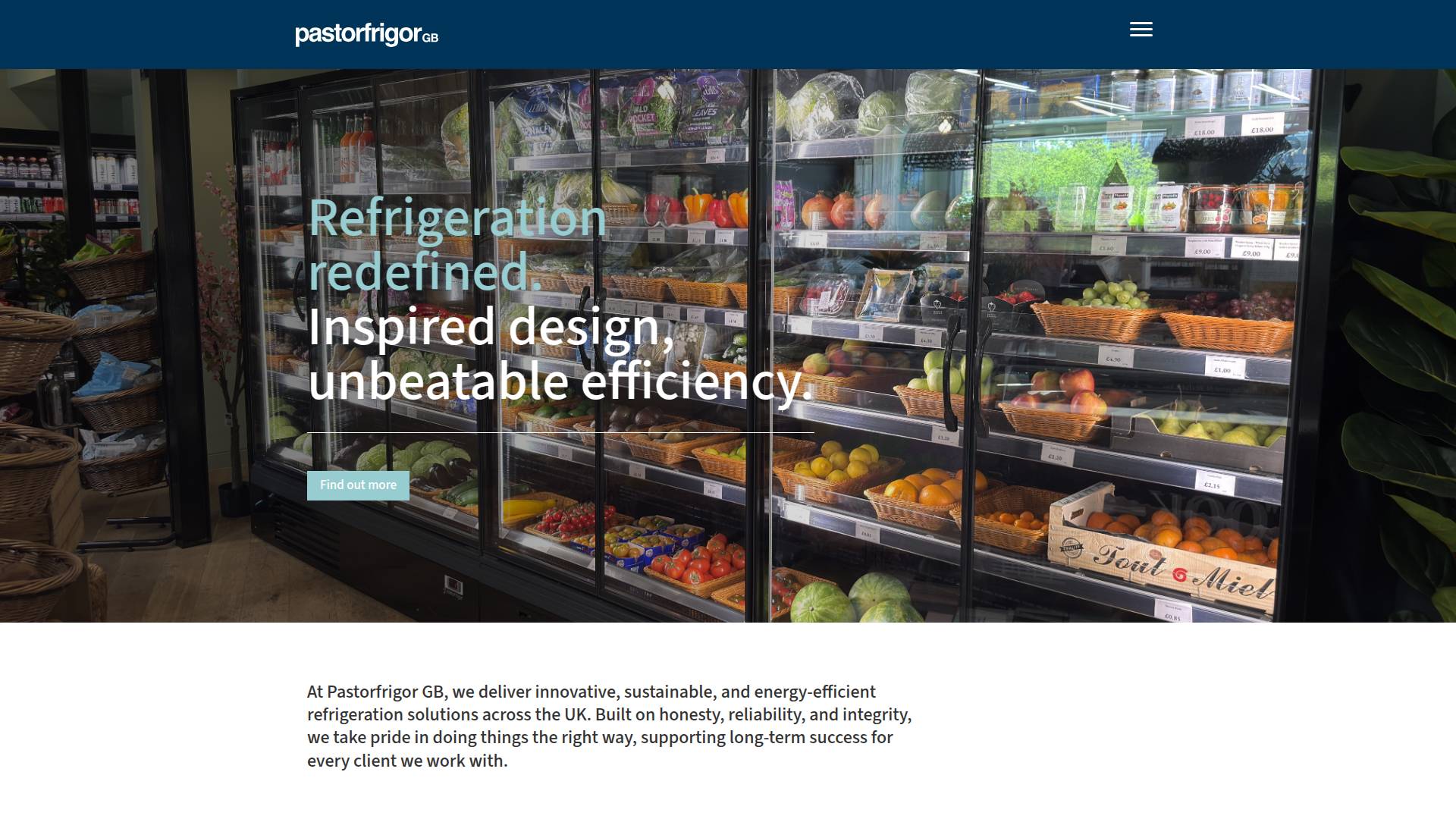 Pastorfrigor GB Website