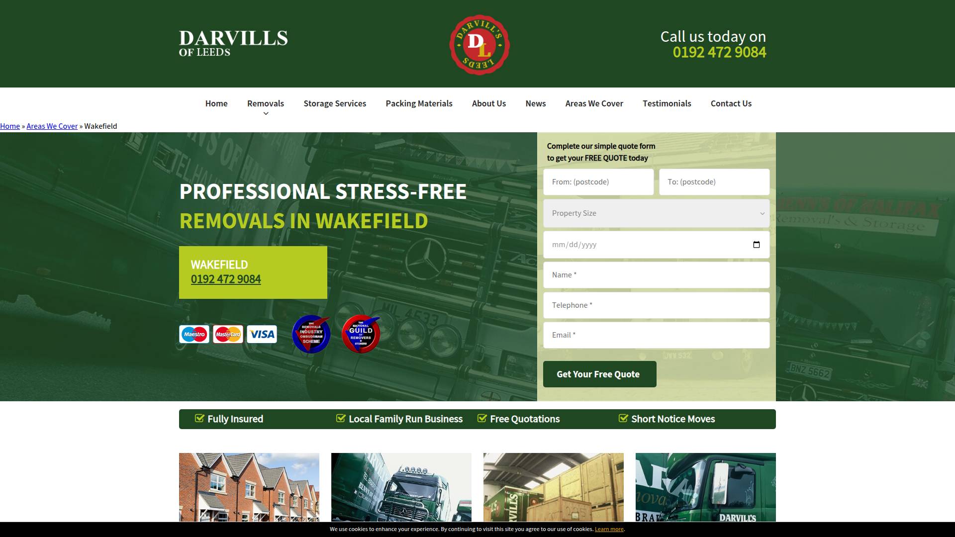 Darvills Of Leeds Website