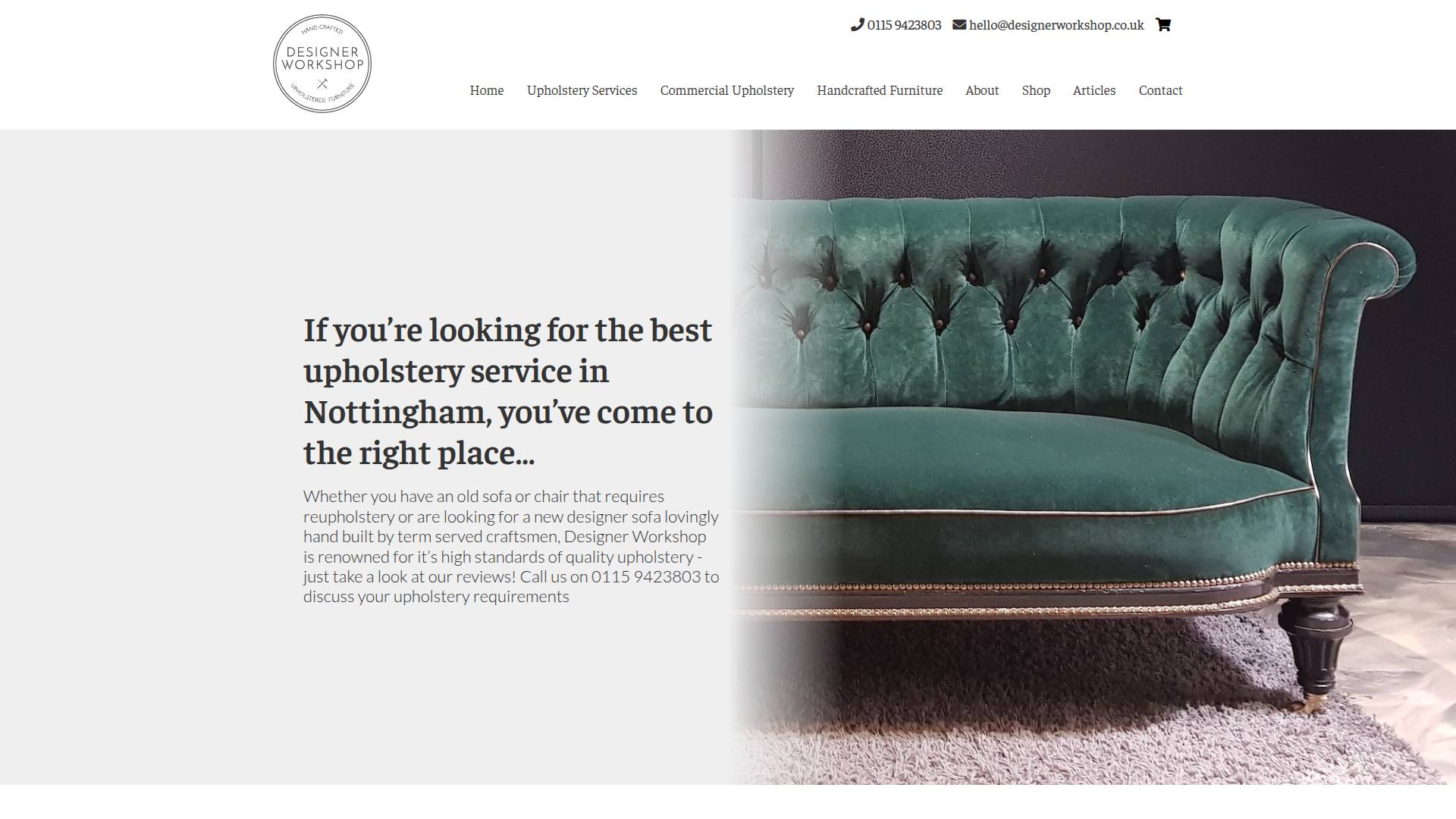 Designer Workshop Website