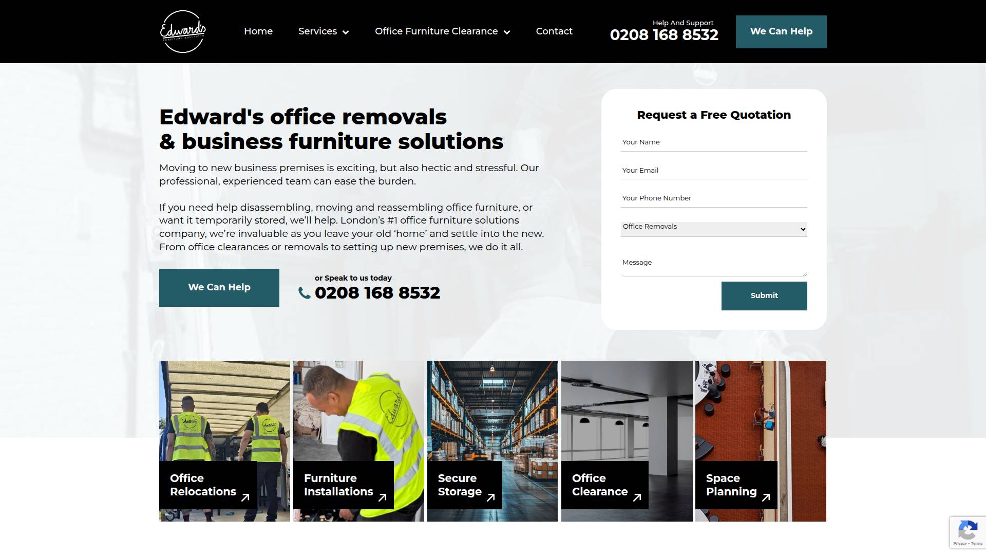 Edward''s Furniture Solutions - Office Furniture Clearance London Website