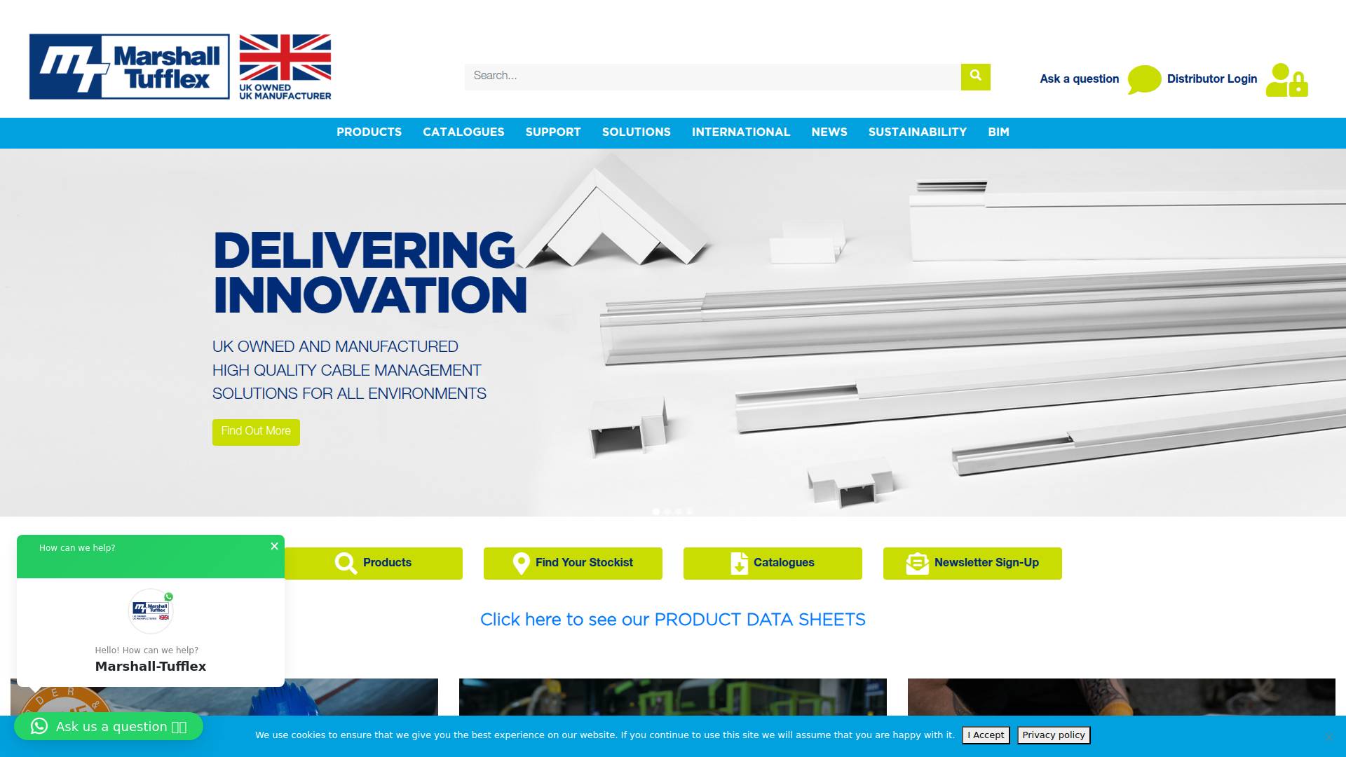 Marshall Tufflex Ltd Website
