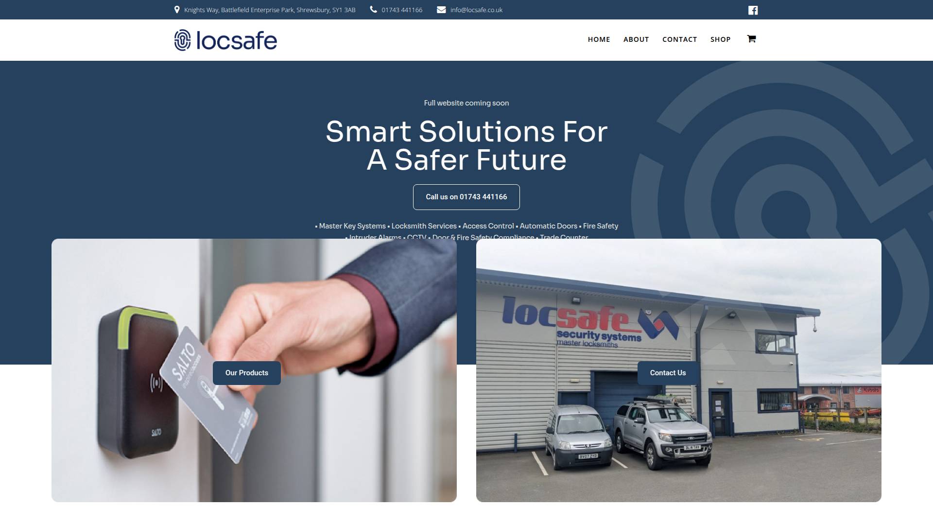 Locsafe Security Systems Ltd Website