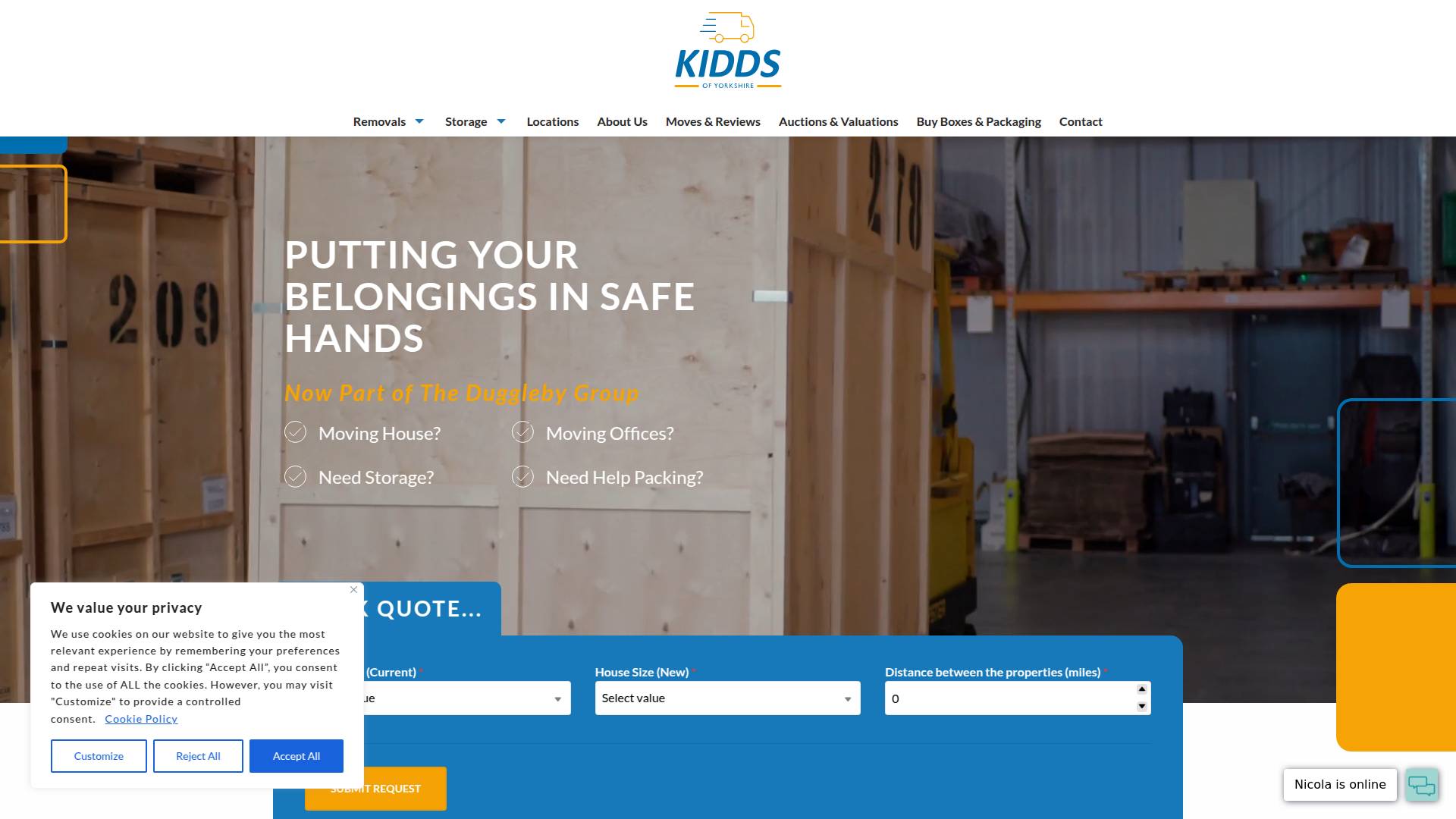 KIDDS Removals Website
