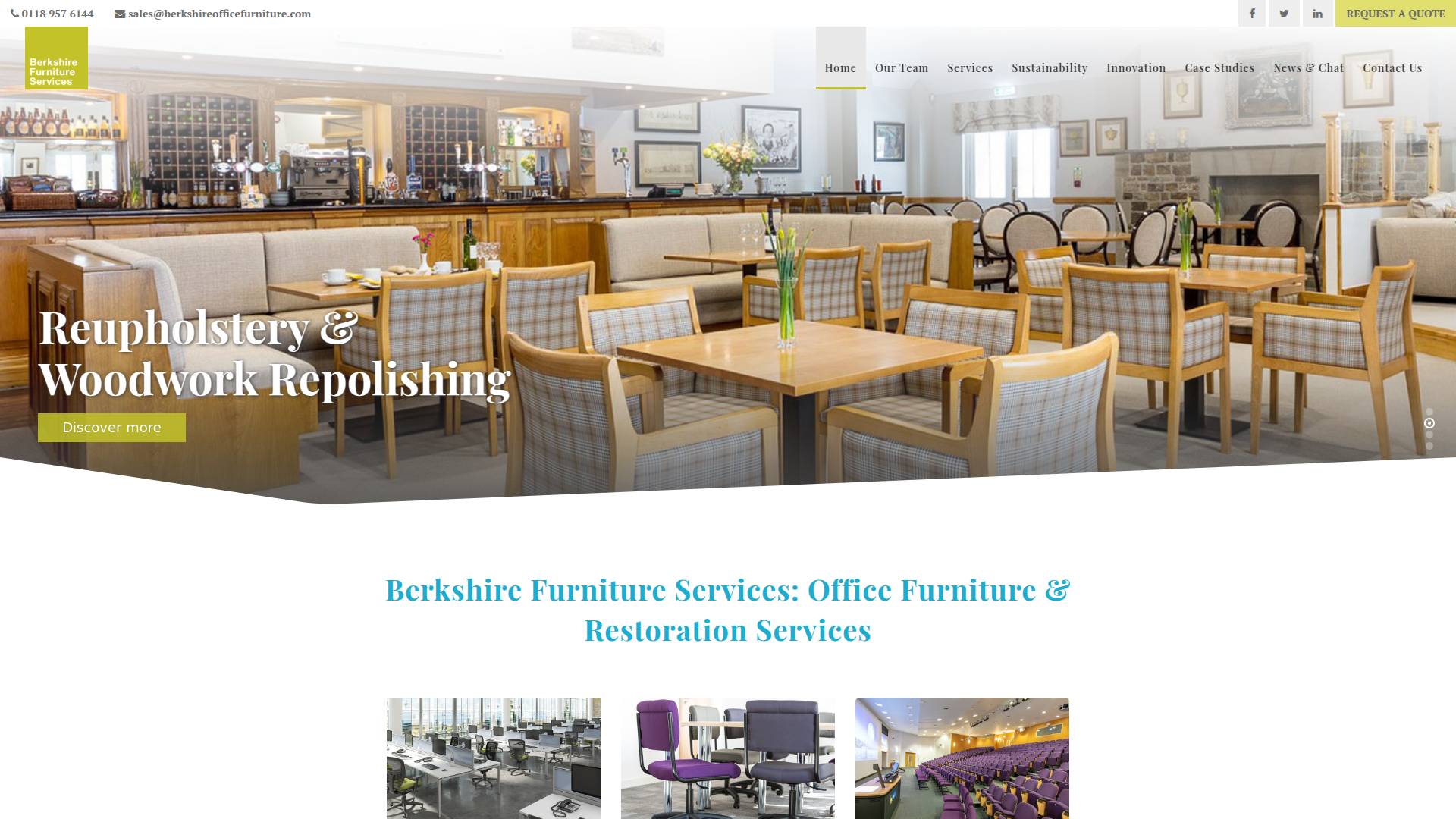 Berkshire Office Furniture Ltd Website