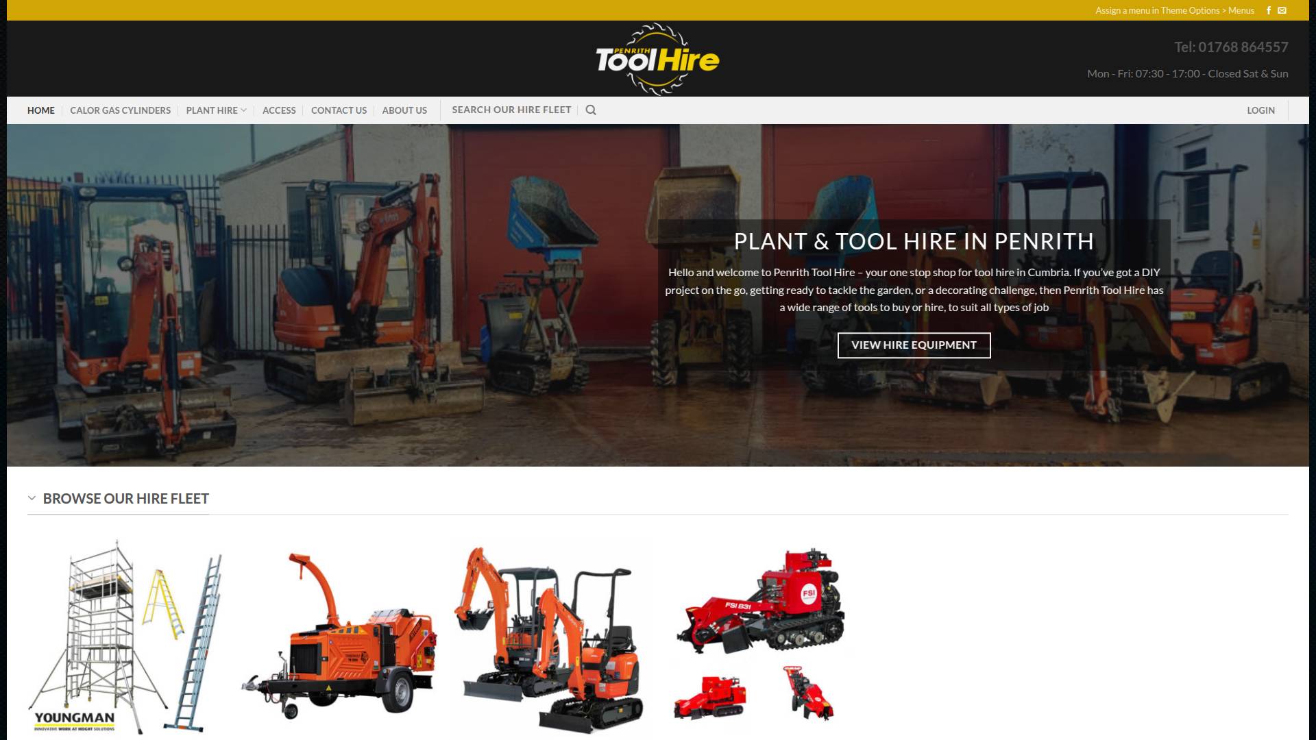Penrith Tool Hire Website