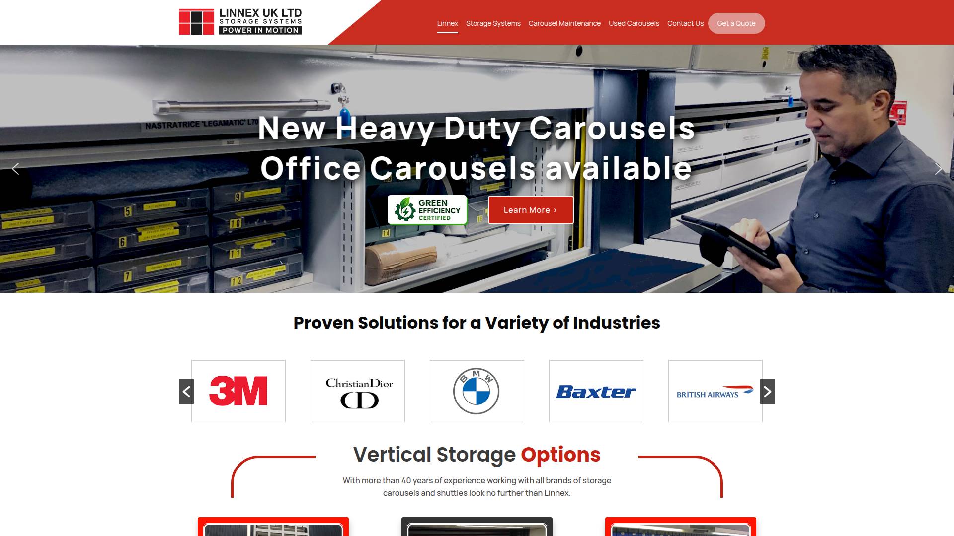 Linnex UK Ltd Website