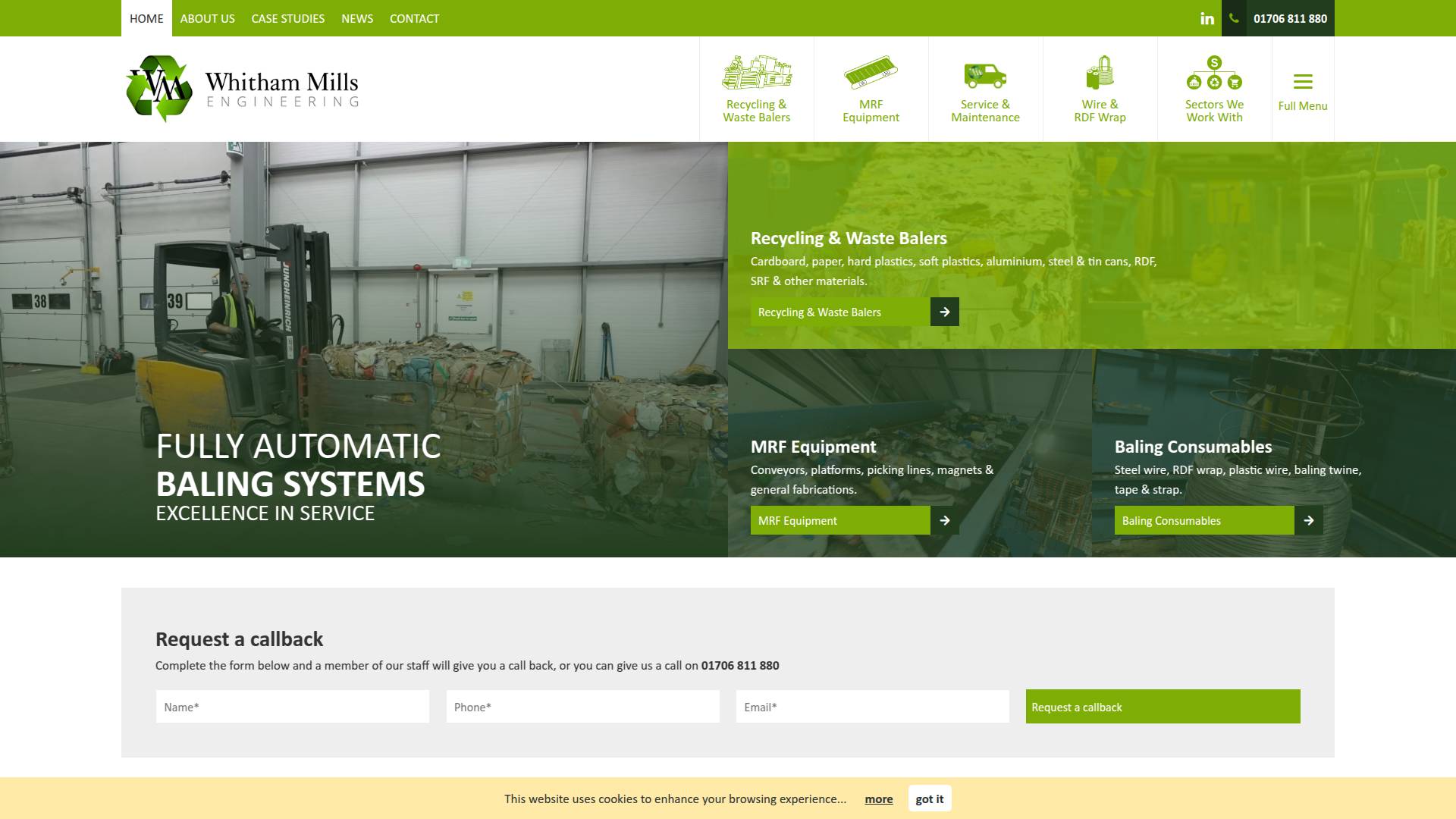 Whitham Mills Engineering Ltd Website