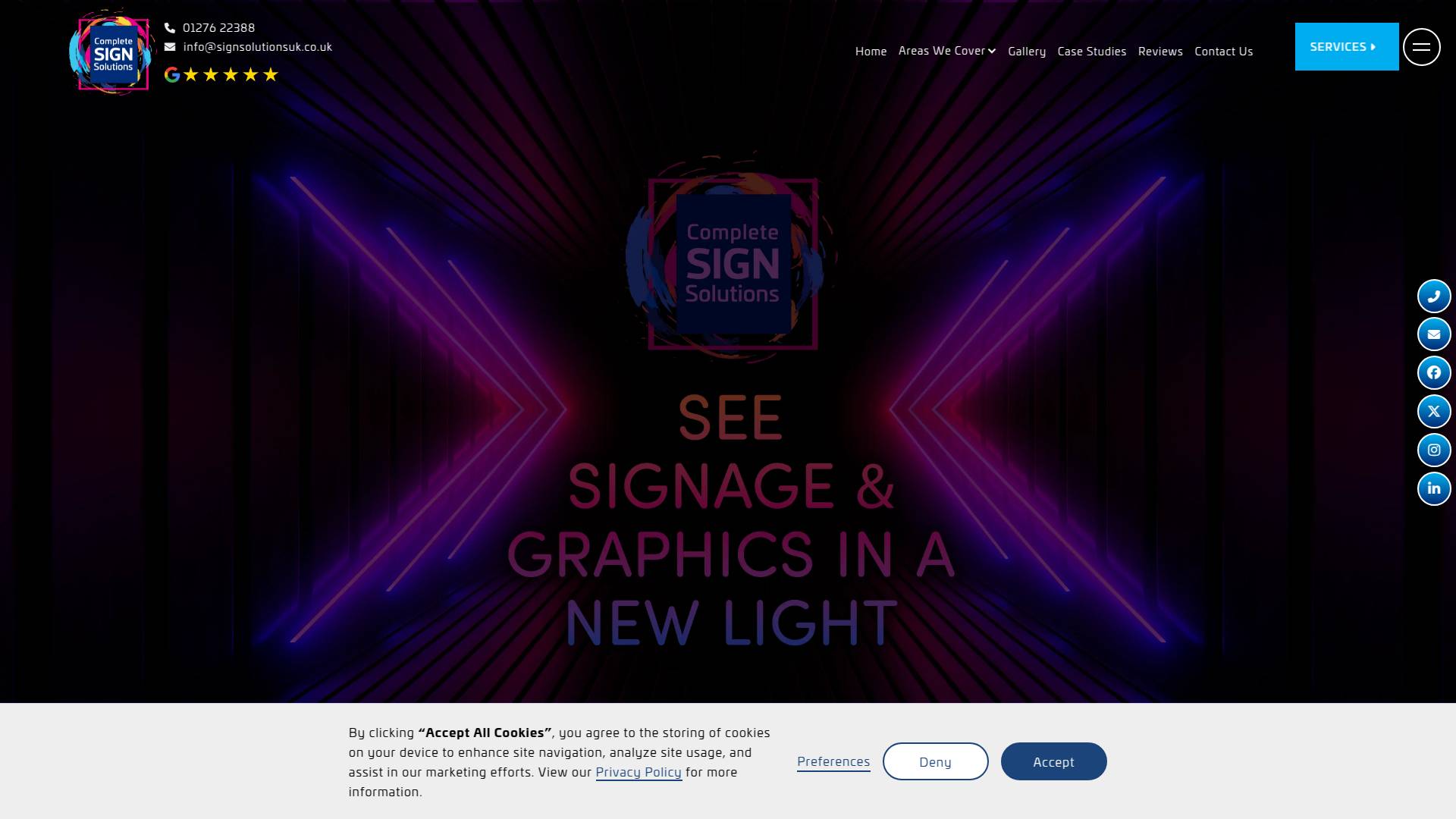 Complete Sign Solutions Ltd Website