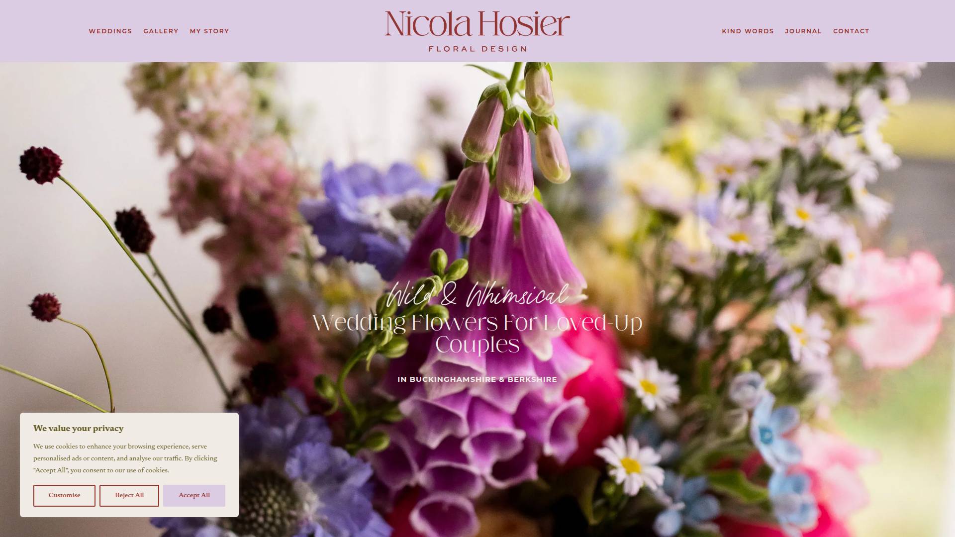 Flora Special Occasion Website