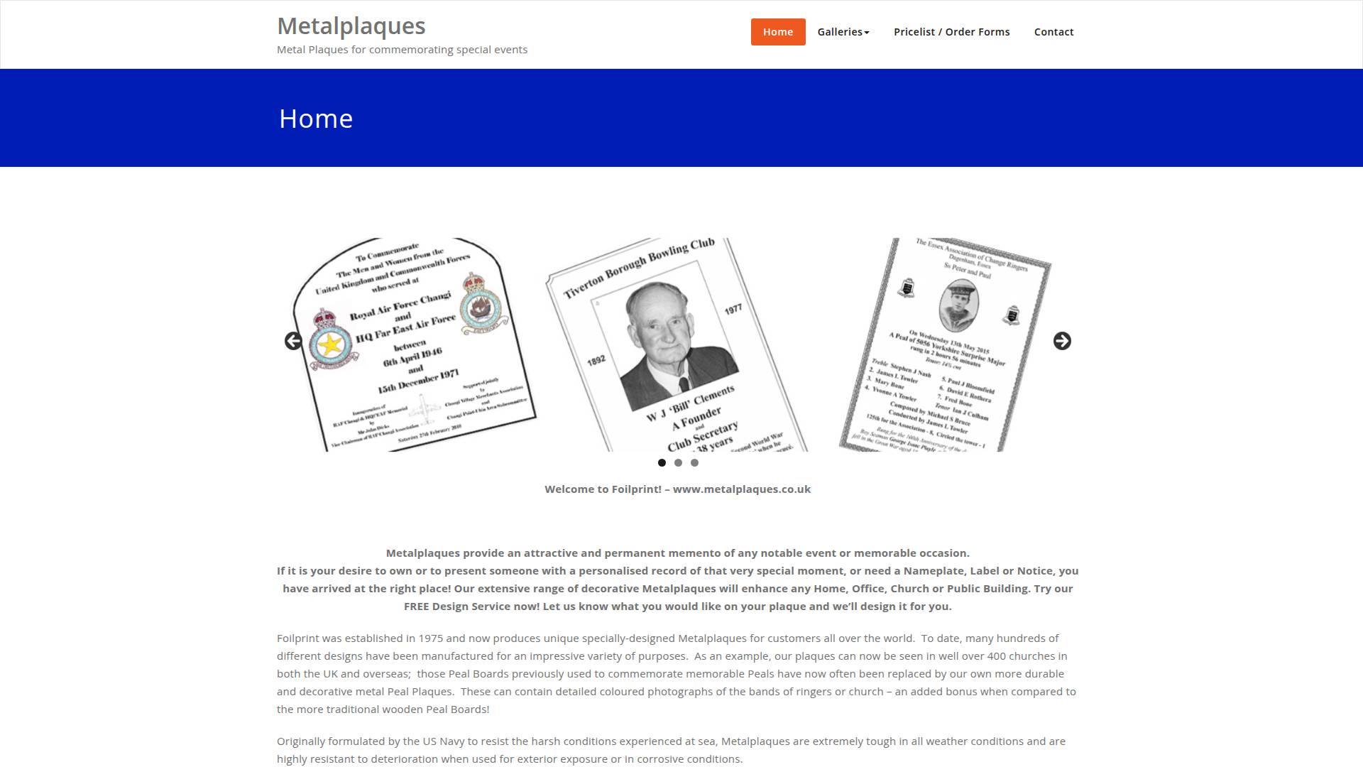 FoilPrint Website