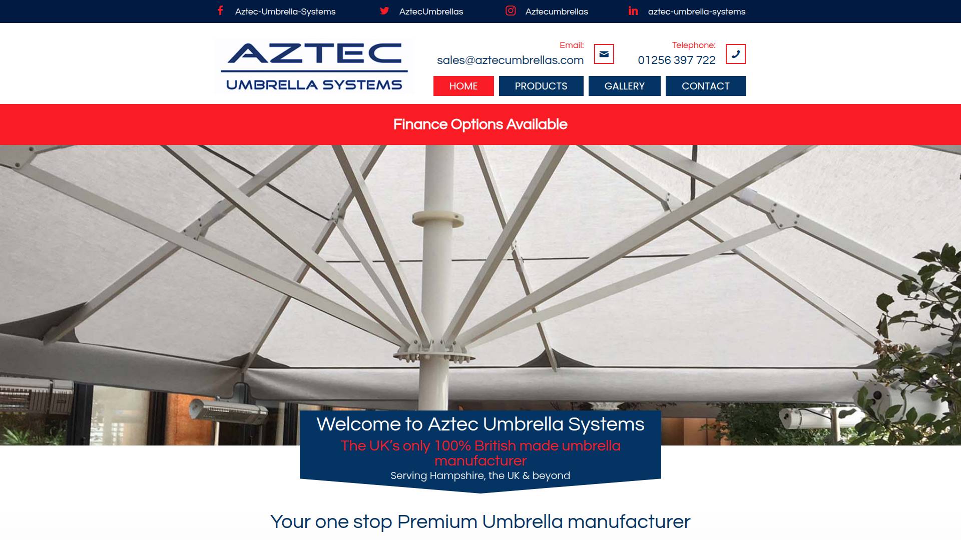 Aztec Signage Ltd Website