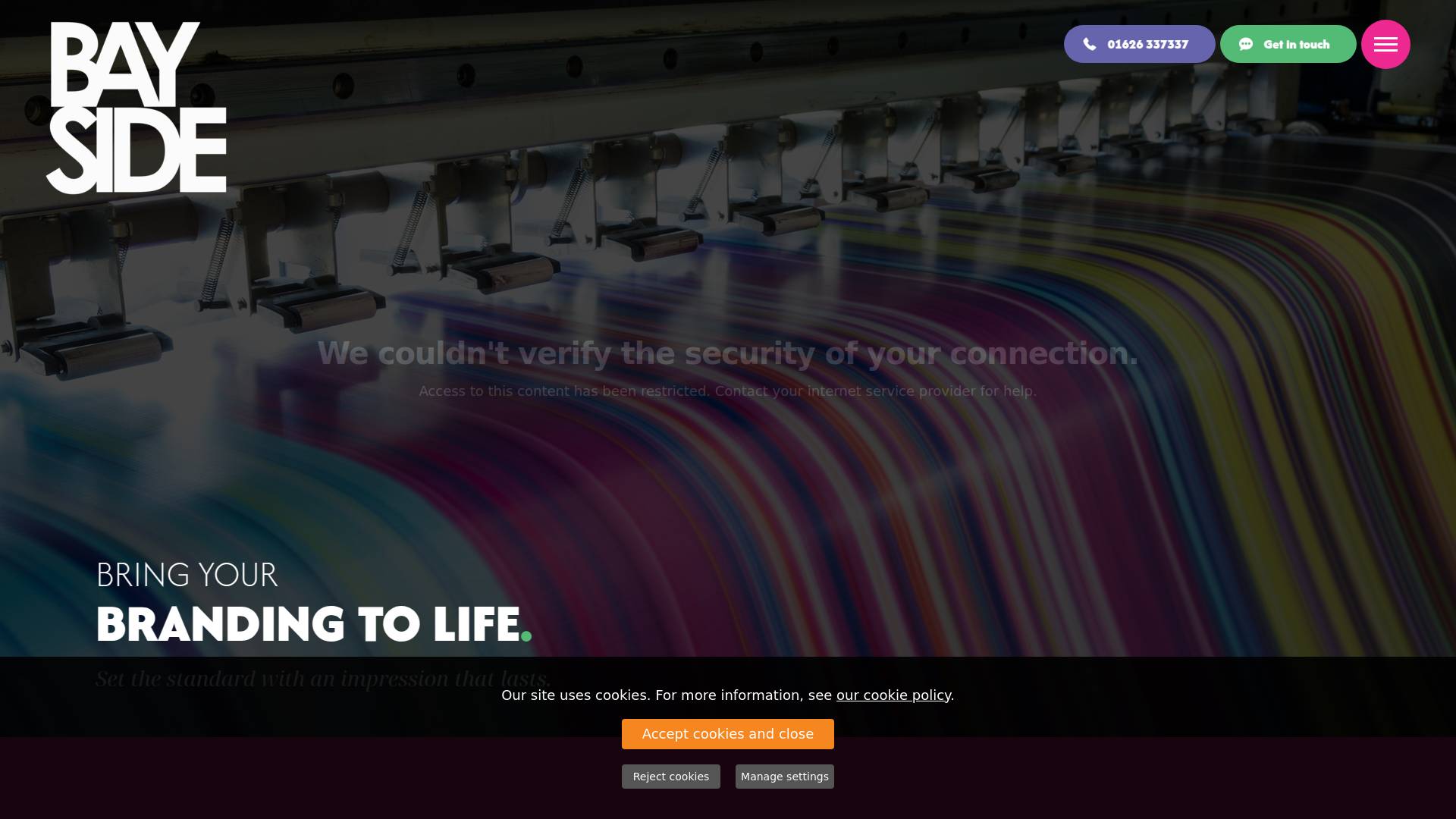 Bayside Graphics Ltd Website