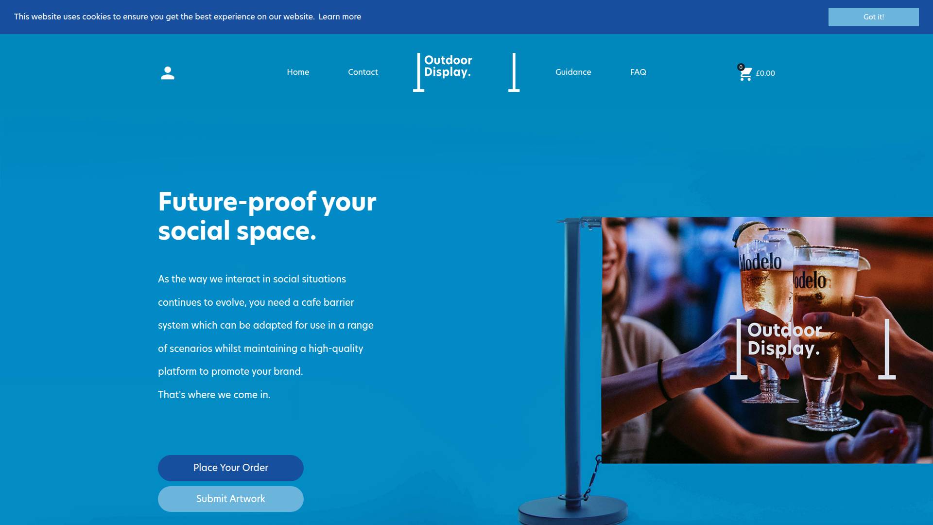 Outdoor Display  Website