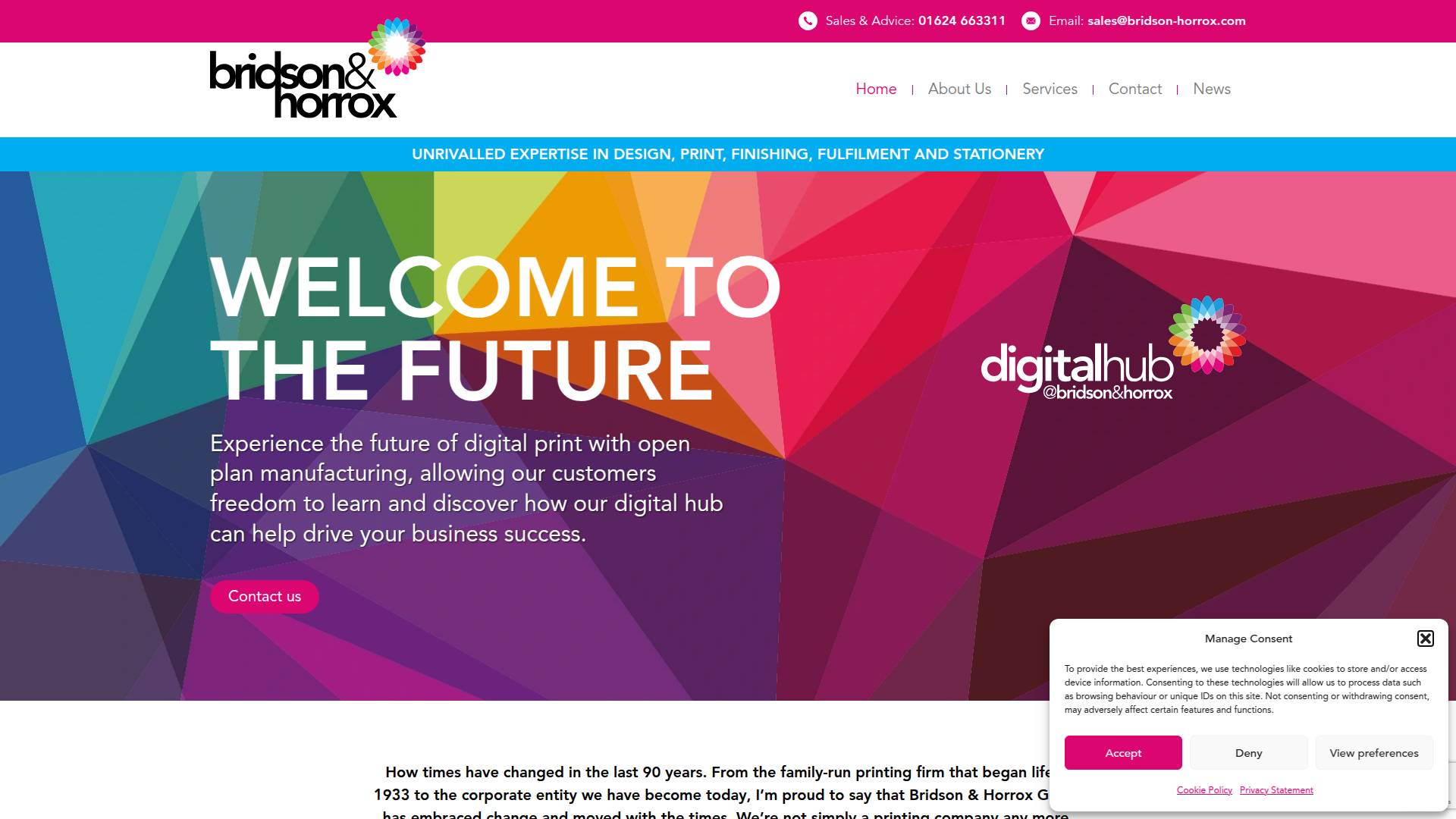 Bridson & Horrox Website