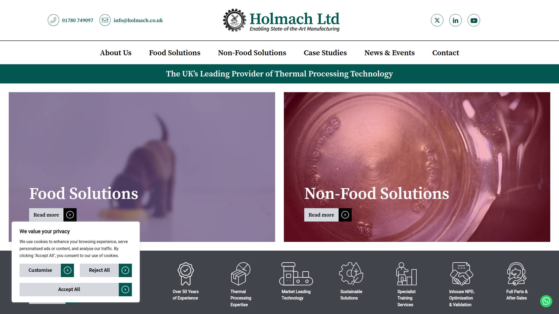 Holmach Ltd Website