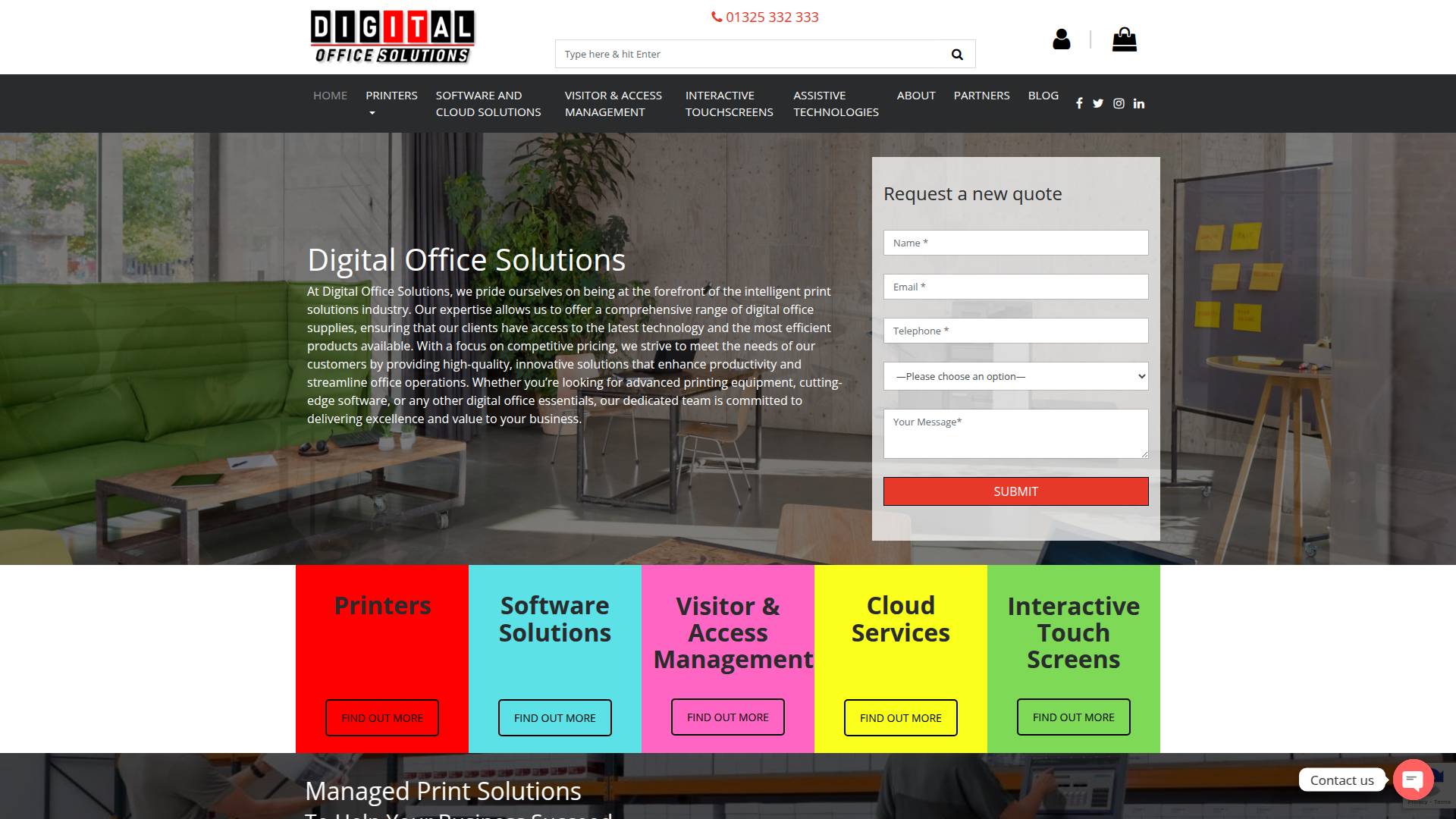 Digital Office Systems Ltd. Website