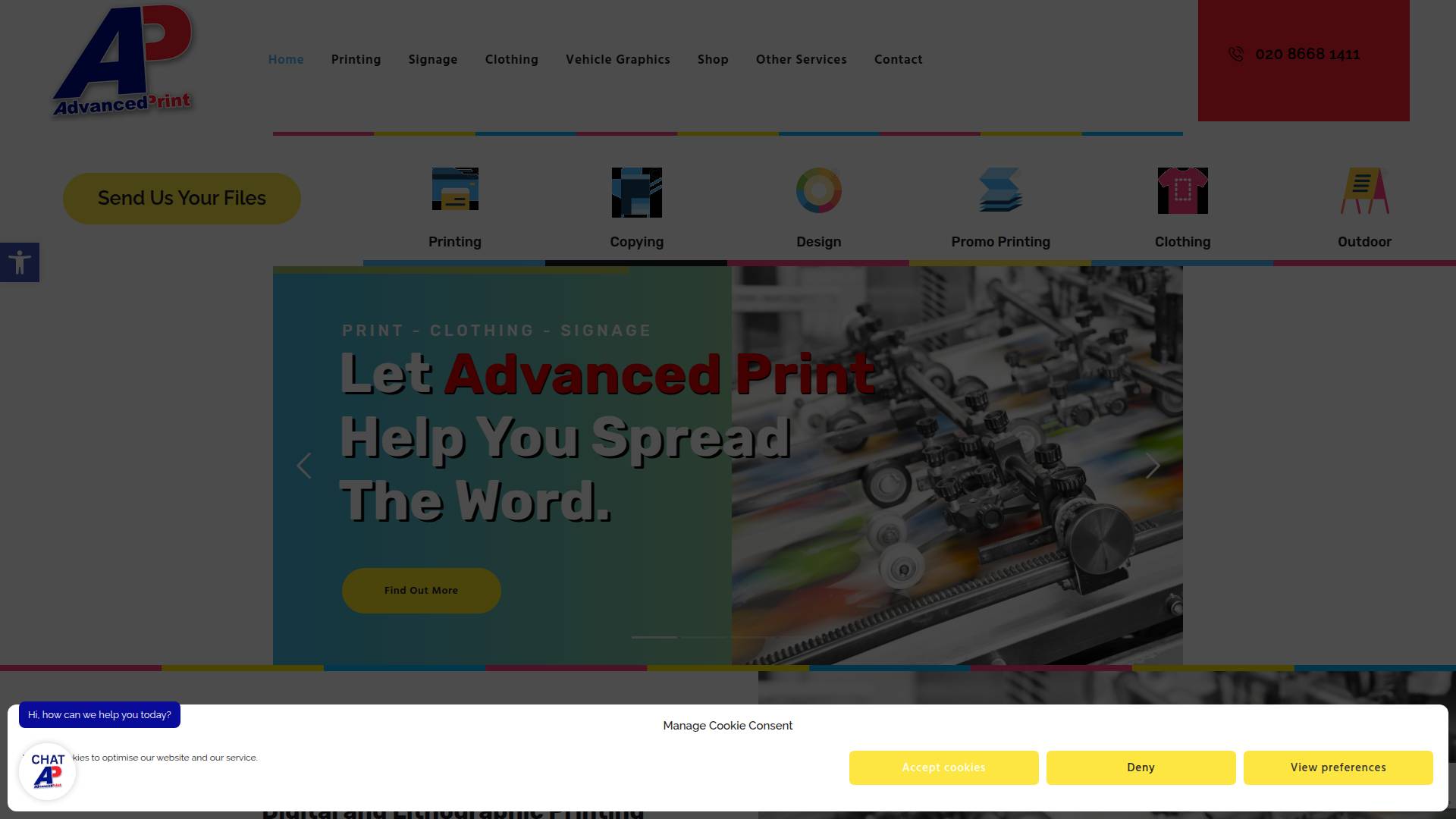 Advanced Print Website