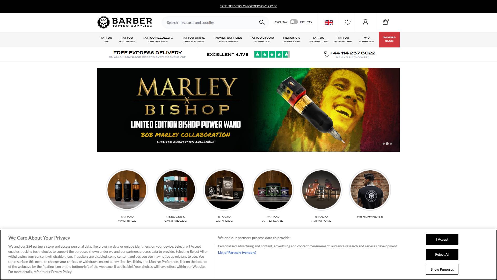 Barber DTS Website