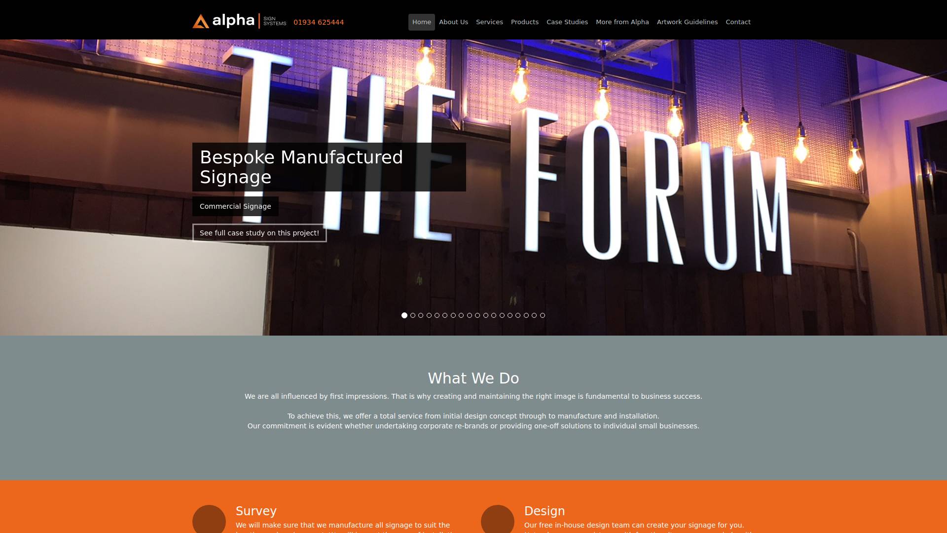 Alpha Sign Systems Website