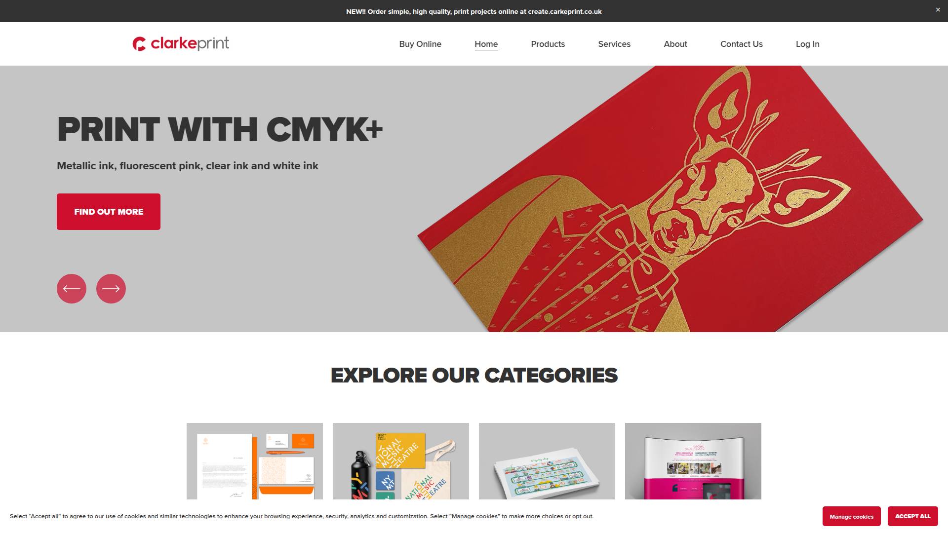 Clarkeprint Ltd Website