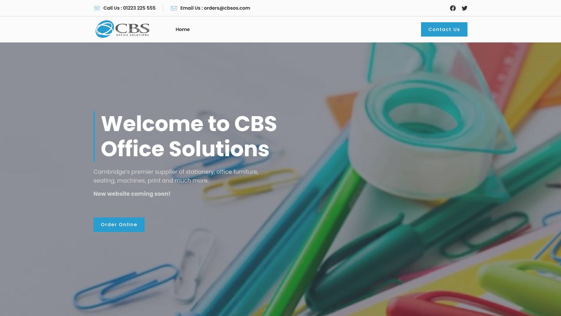 C B S Office Supplies Ltd Website
