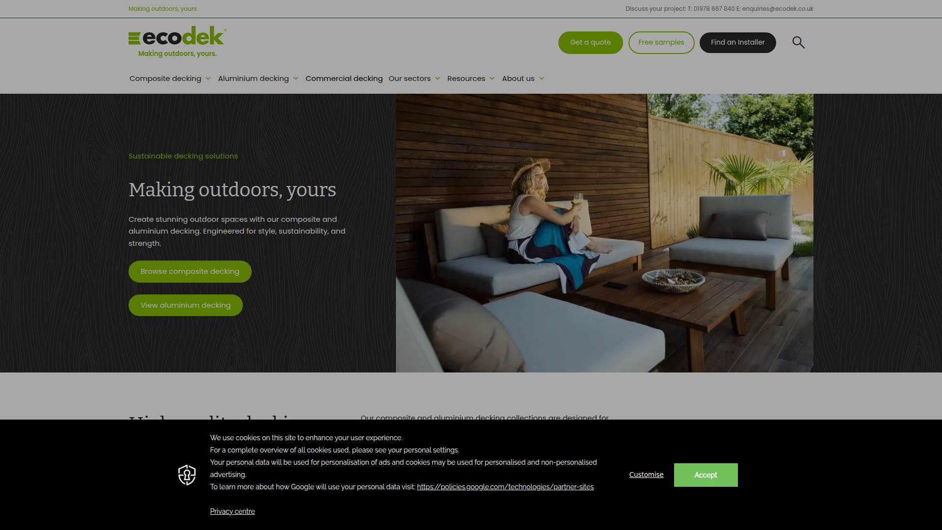 Ecodek Website