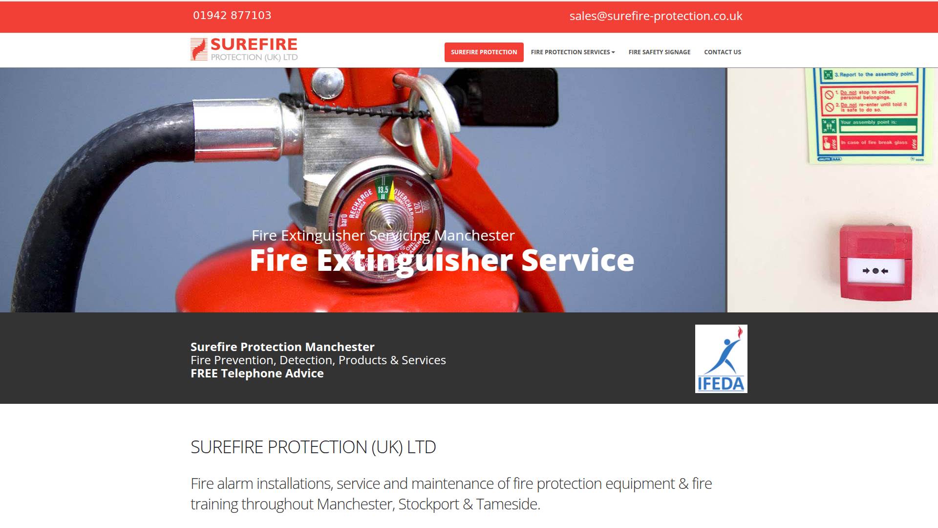 Surefire Protection UK Ltd Website