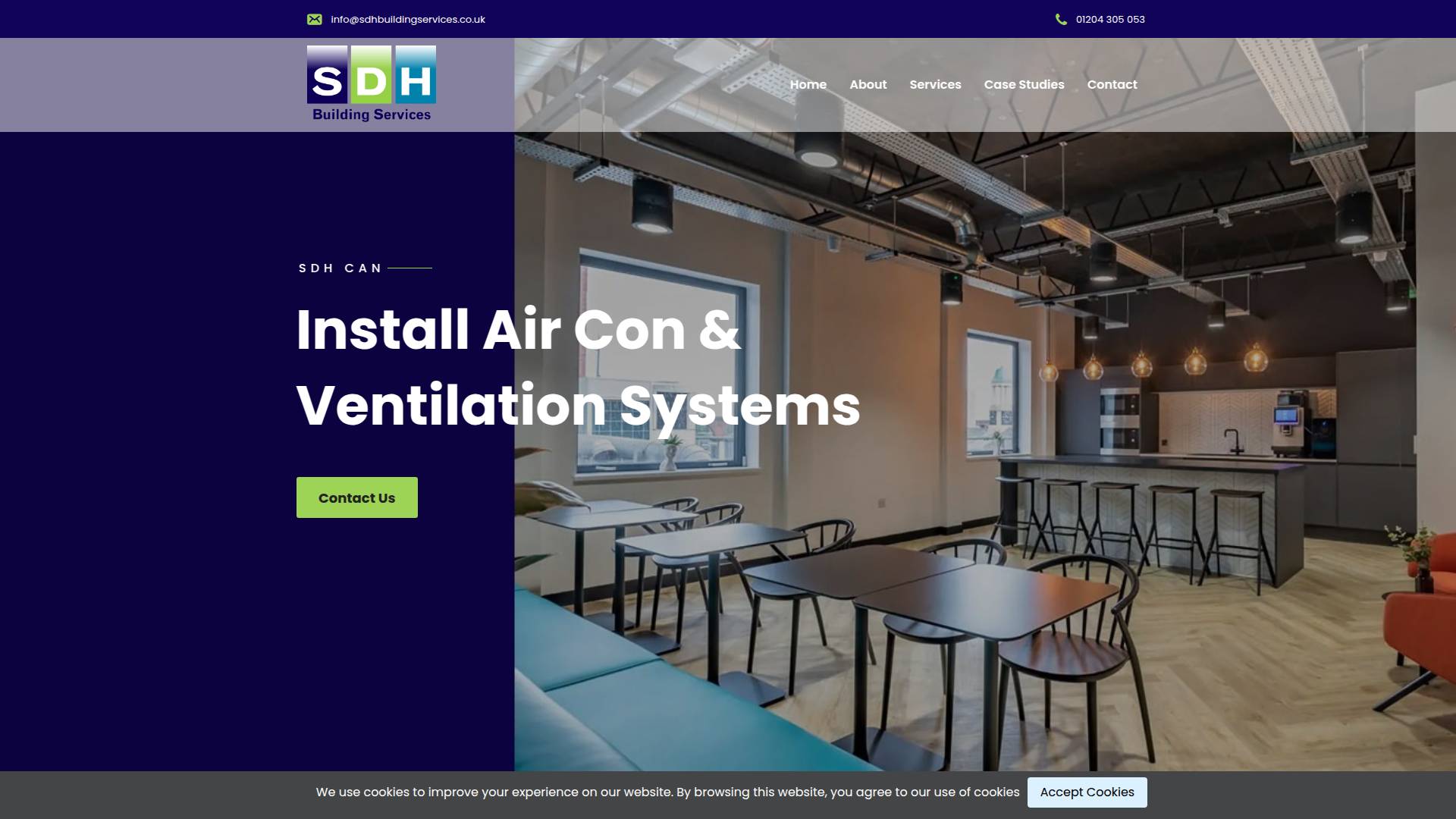 SDH Building Services Ltd Website