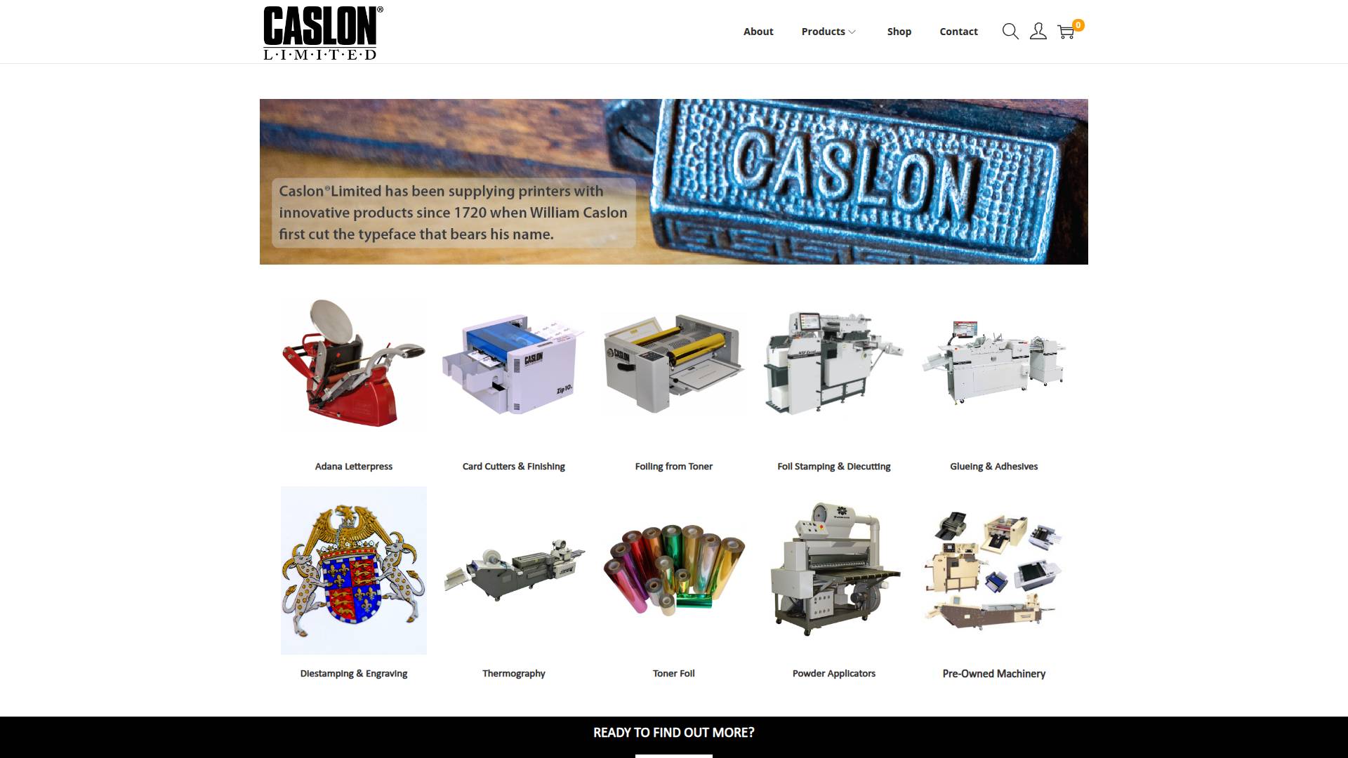 Caslon Ltd Website