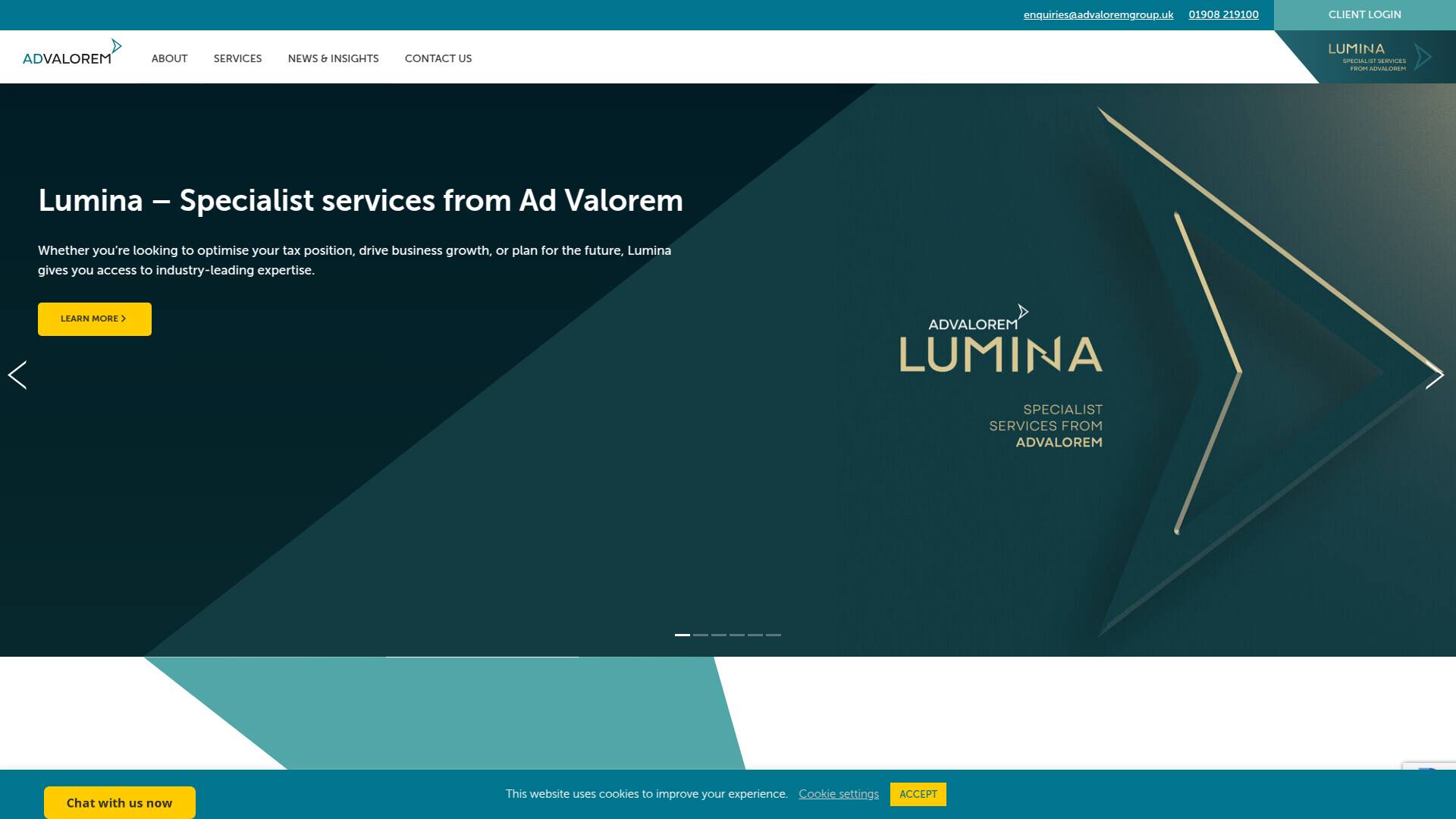 Ad Valorem Accountancy Services Ltd Website