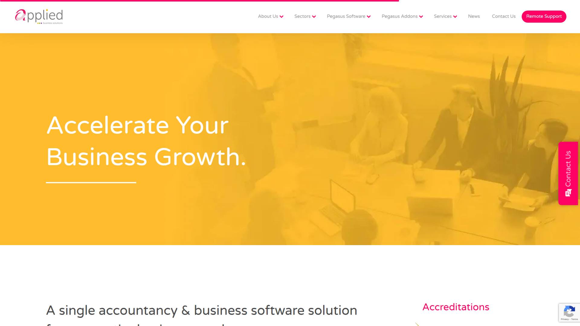 Applied Business Solutions Uk Ltd. Website