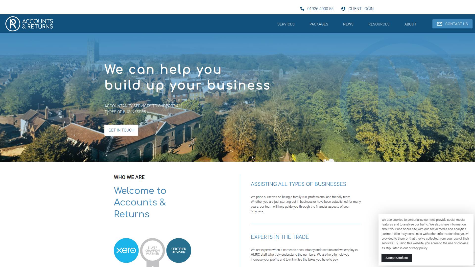 Accounts and Returns Ltd Website