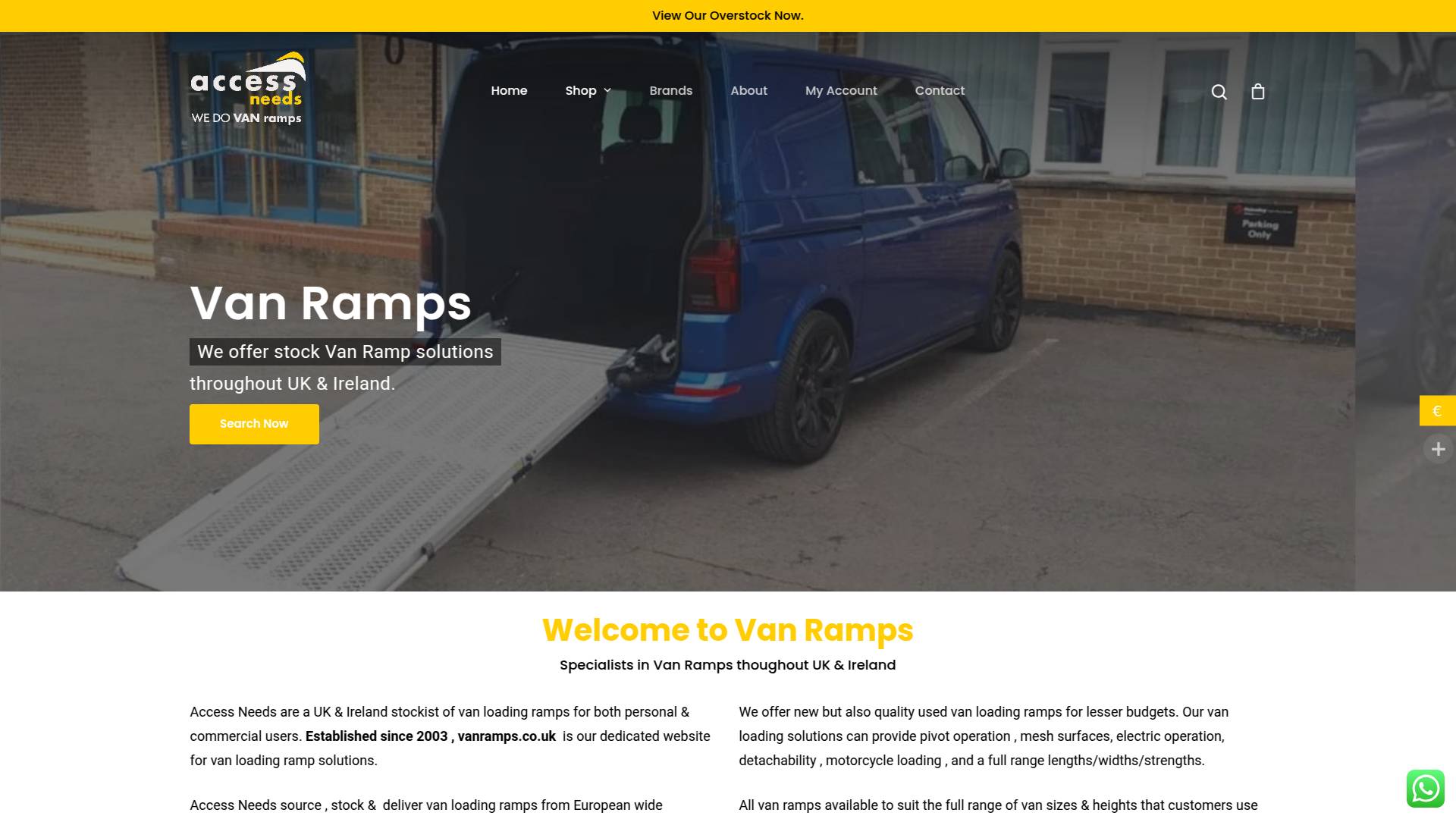 Access Needs Website