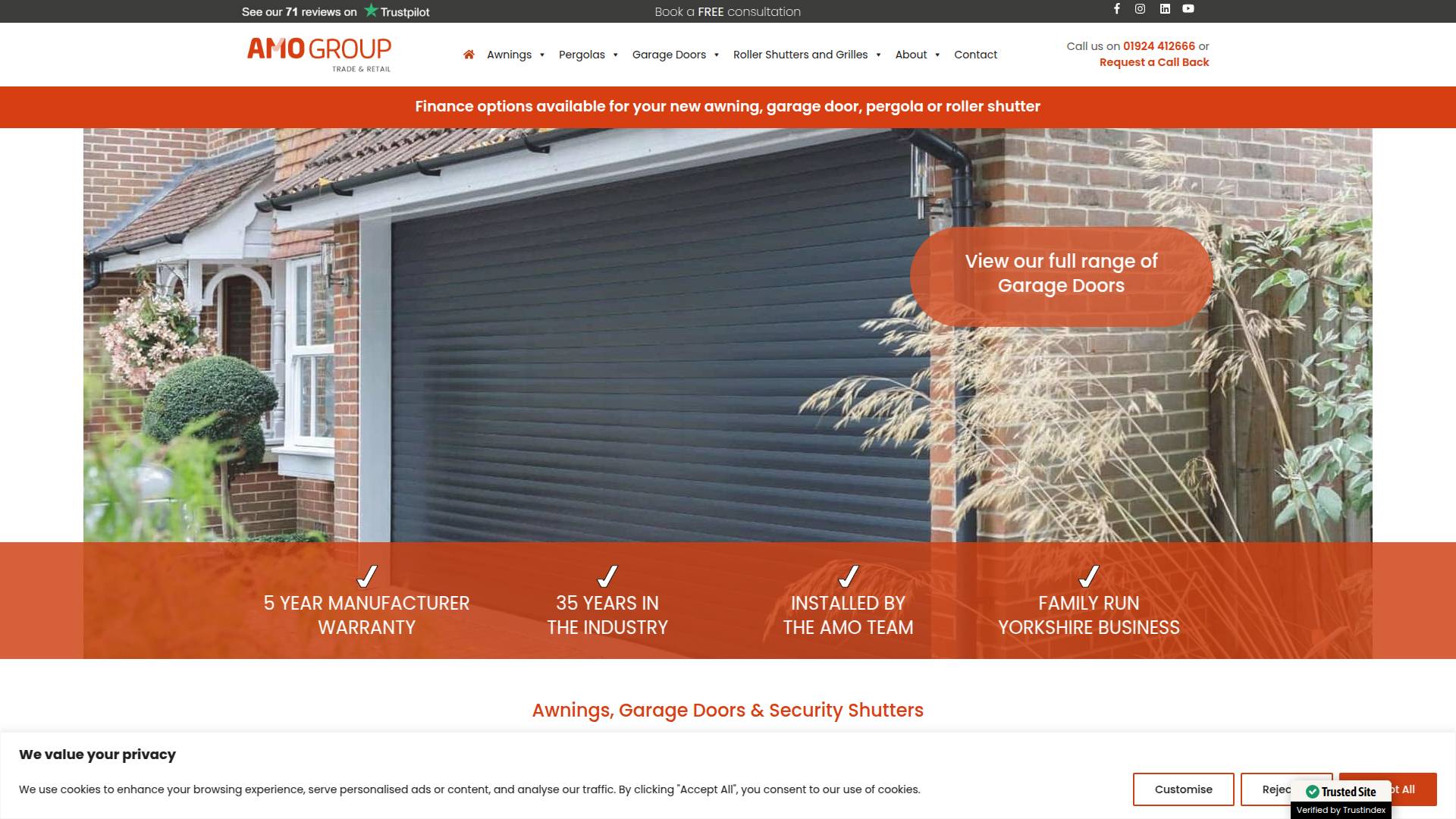 A M O Security Website