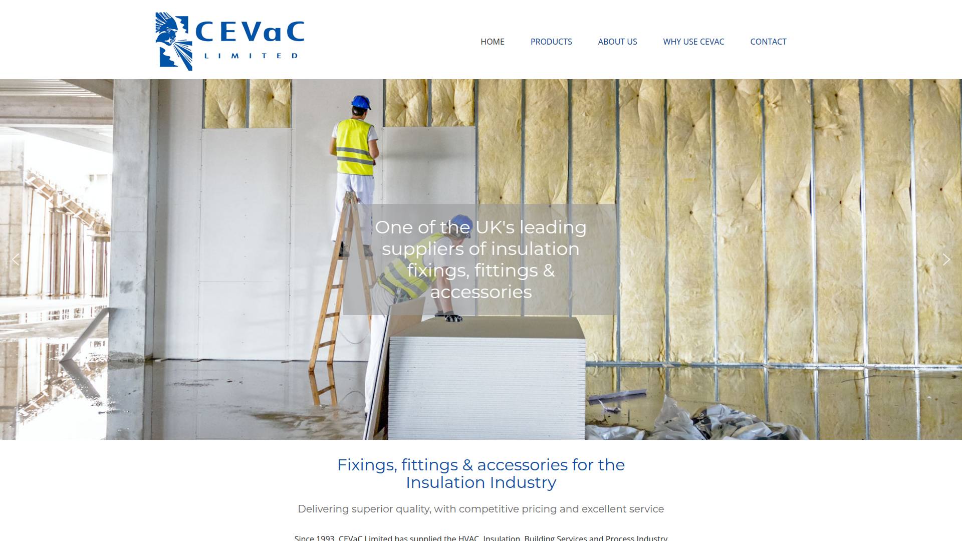 CEVaC Ltd Website