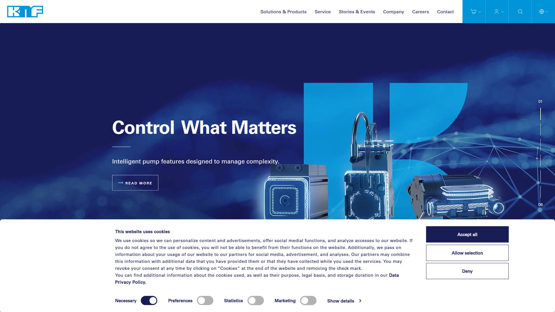 KNF Neuberger UK Ltd Website