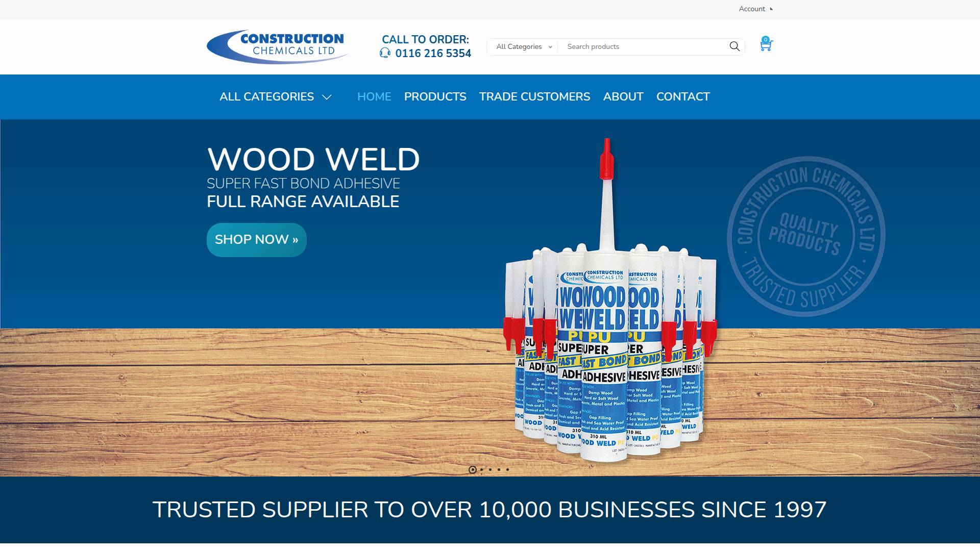 Construction Chemicals Website