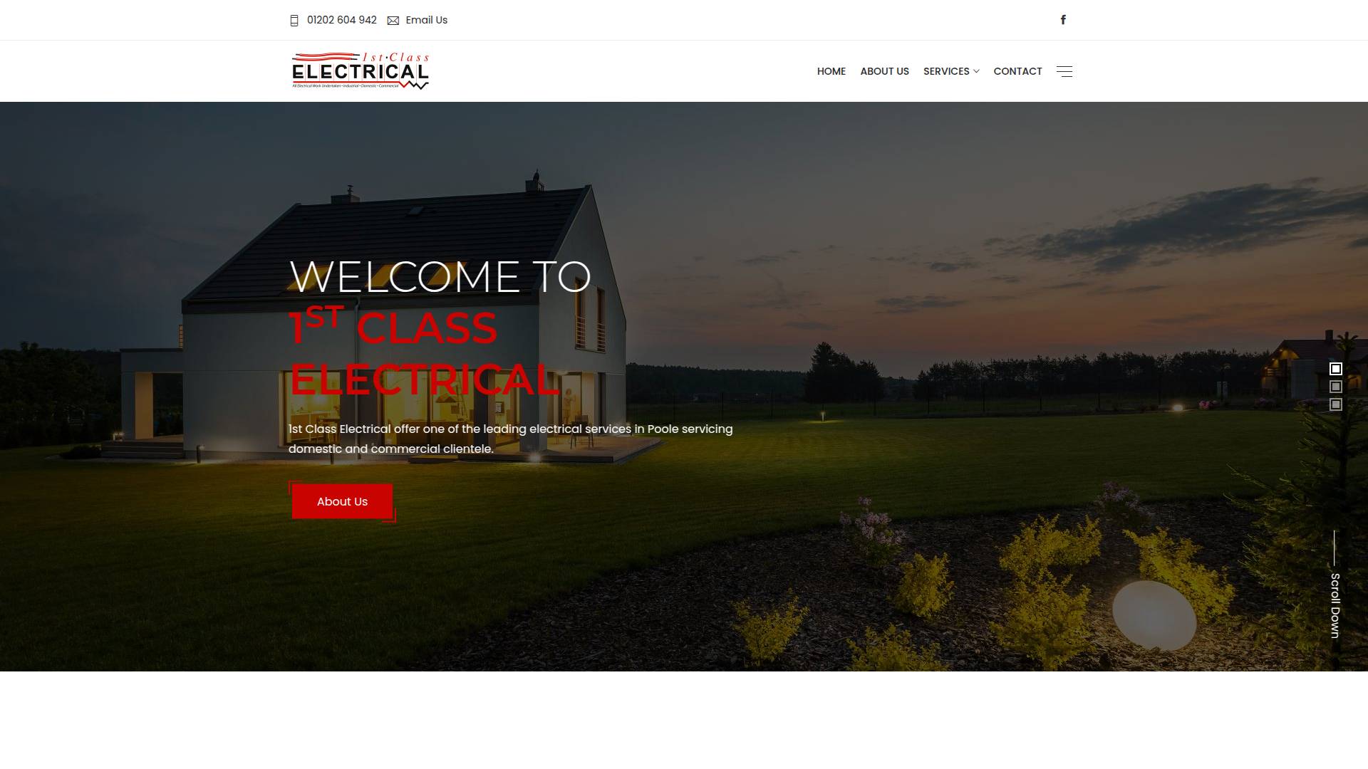1st Class Electrical Pool Ltd Website