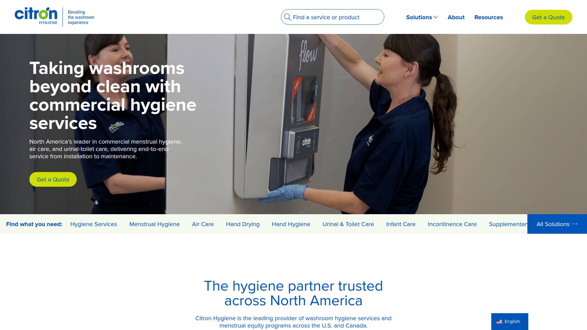 Citron Hygiene UK Ltd Website