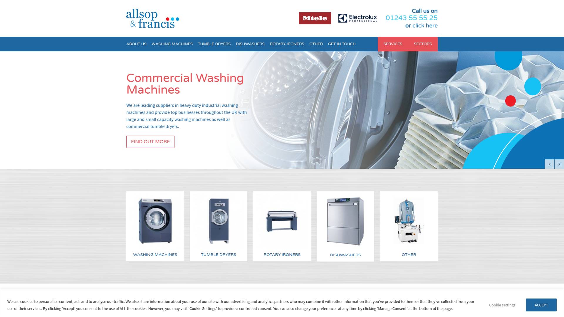 Allsop & Francis Ltd Website